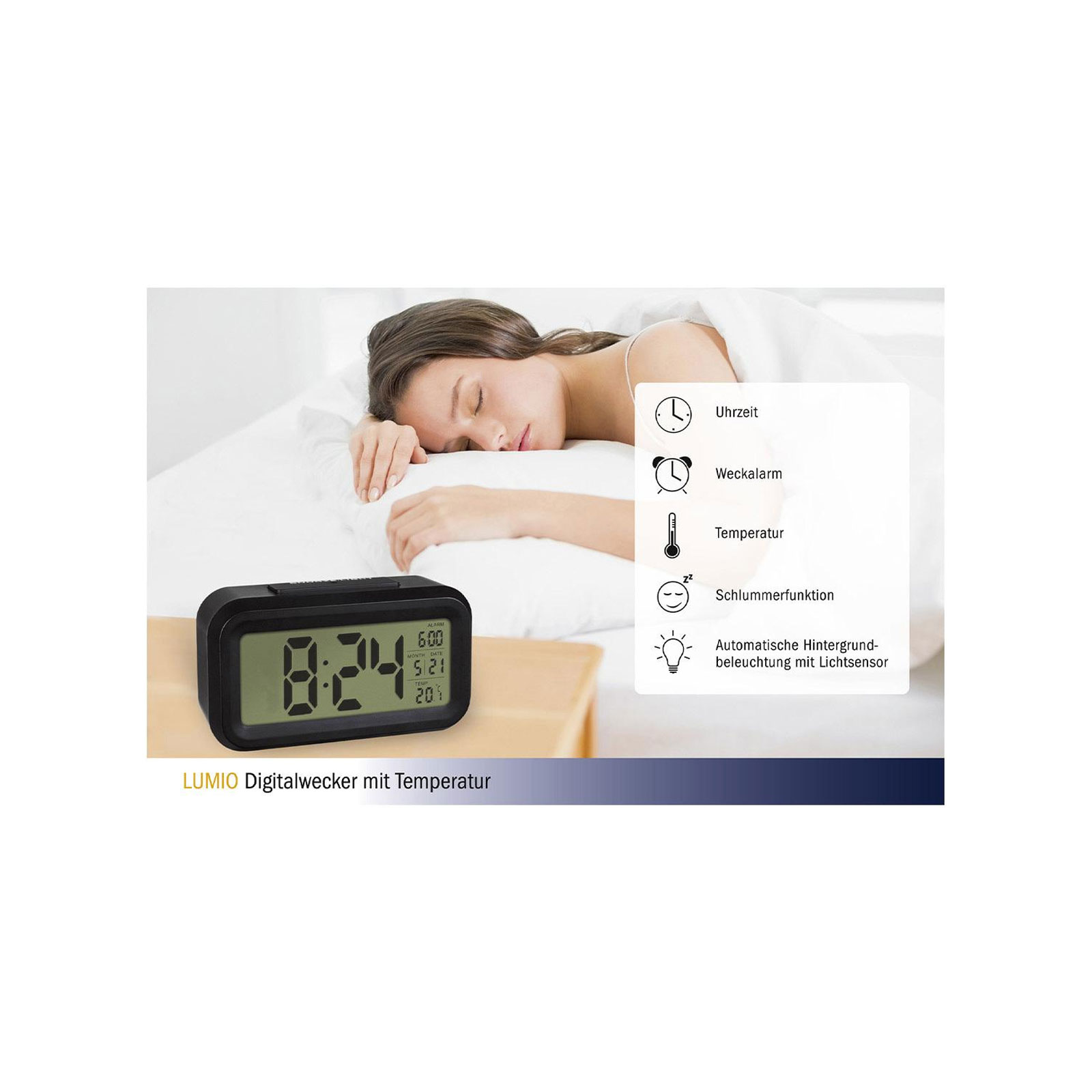 TFA Dostmann Wecker 60.2018 DIG. WECKER LUMIO TFA Dostmann Wecker 60.2018 DIG. WECKER LUMIO