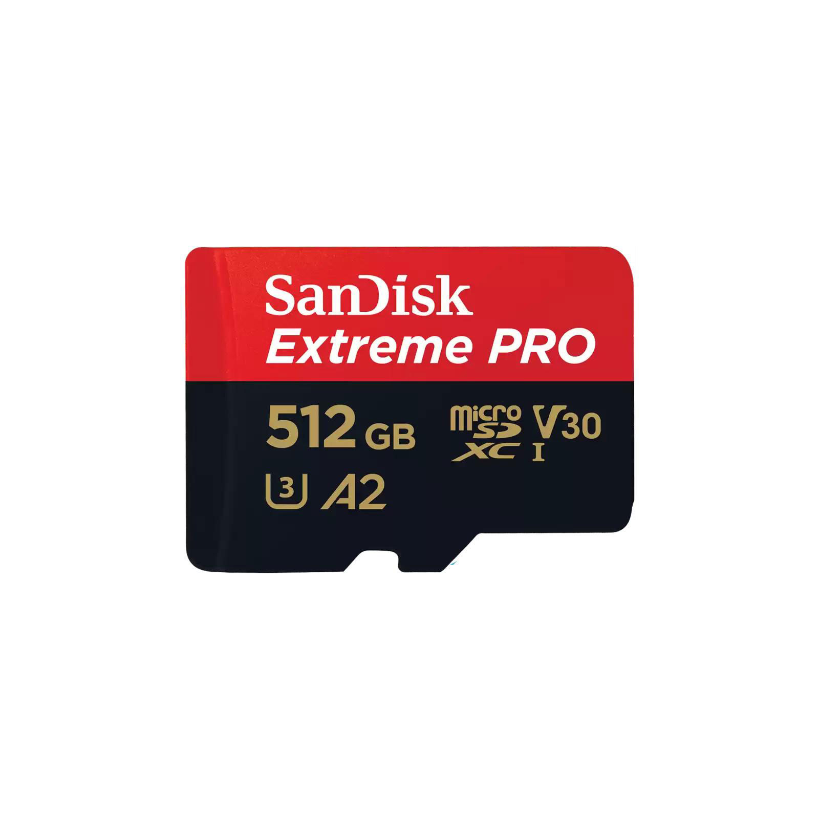 SanDisk microSDXC Extreme PRO 512GB (R200MB/s) micro SDXC Speicherkarte (Adapter, 2 Jahre RescuePRO Deluxe)