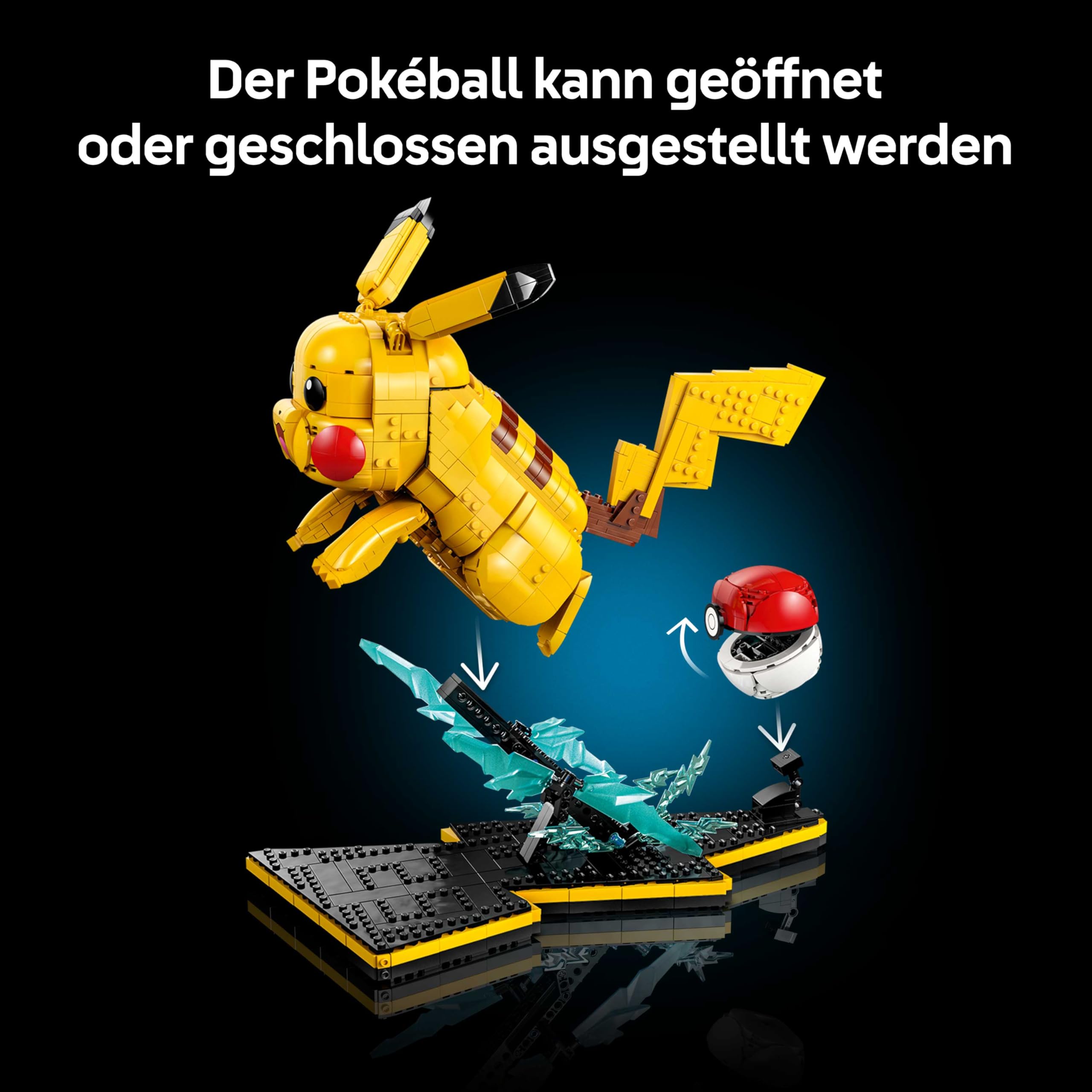 LEGO Pokémon Pikachu und Pokéball - Bauset für Erwachsene