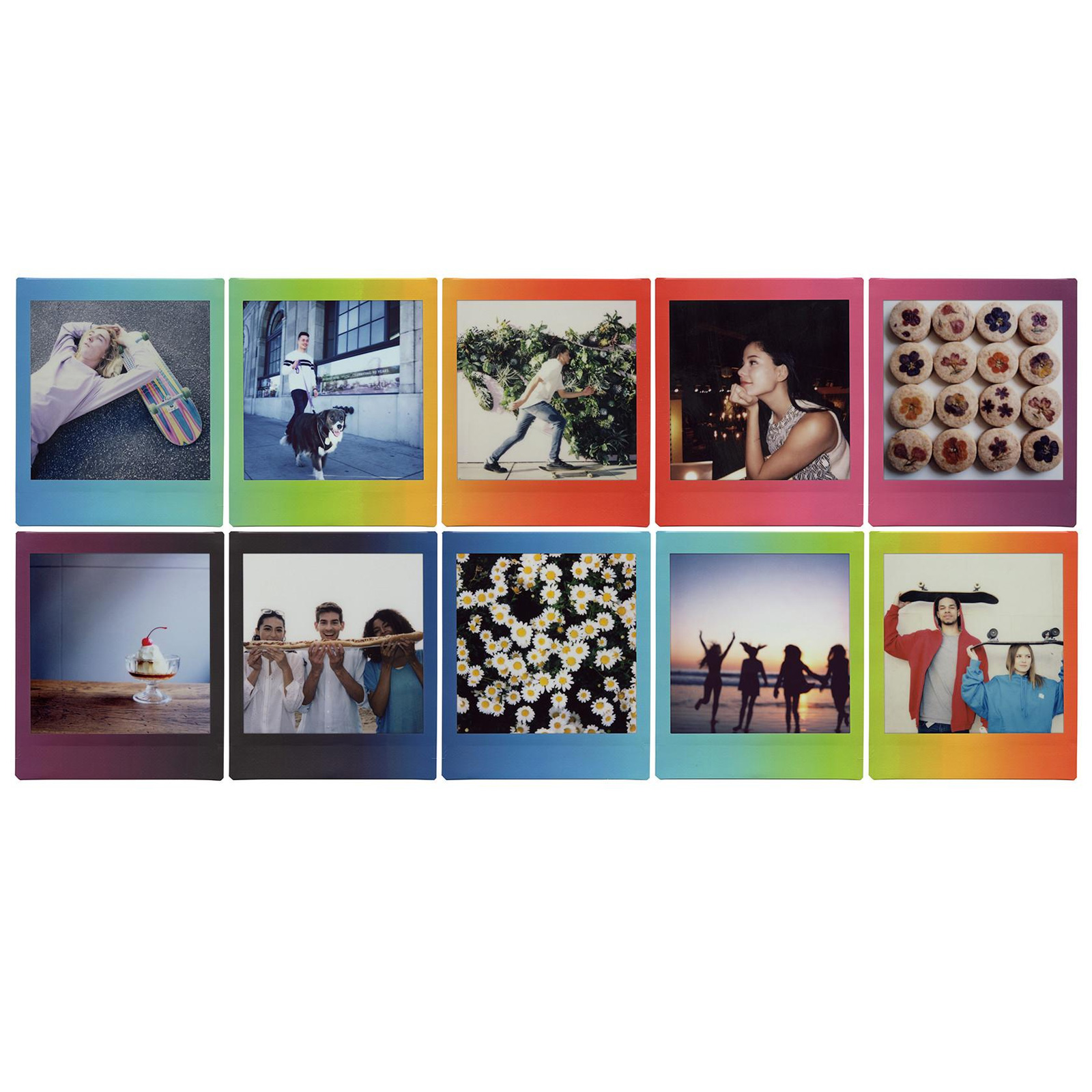 Fujifilm Instax Square Rainbow Sofortbildfilm