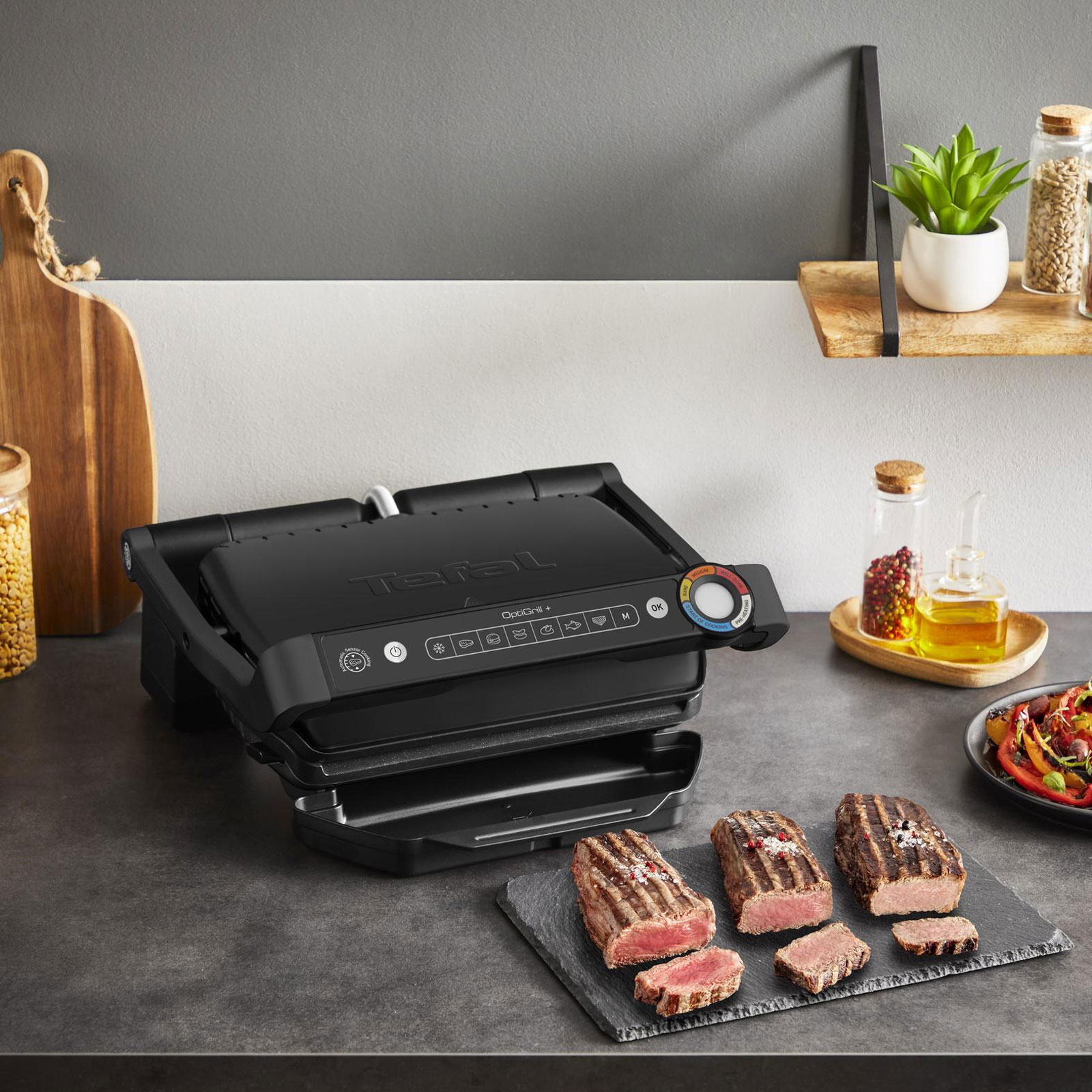 TEFAL Kontaktgrill GC7178 OptiGrill+ TEFAL Kontaktgrill GC7178 OptiGrill+