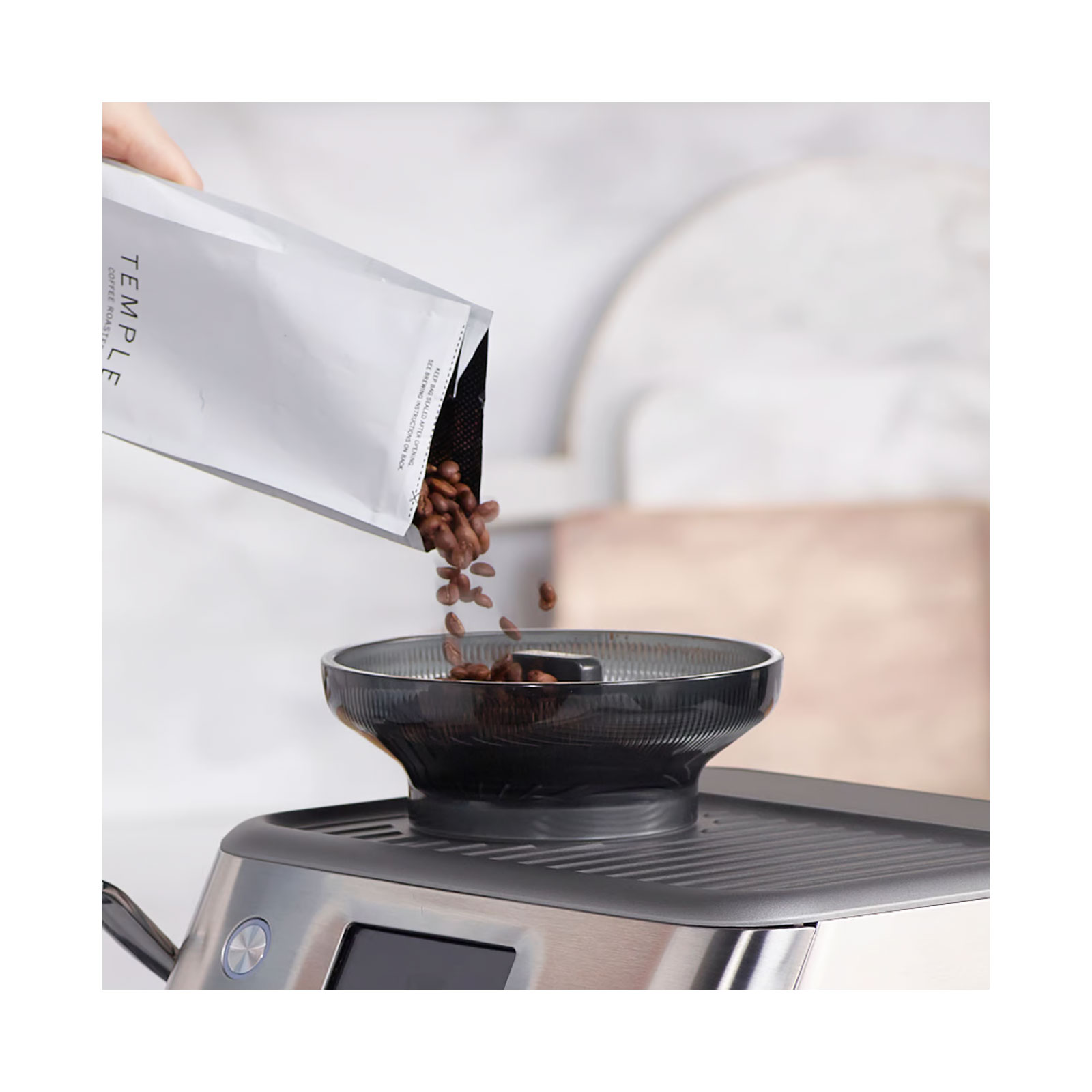 Sage SES881BTR Impress Touch Siebträger-Espressomaschine Sage SES881BTR Impress Touch Siebträger-Espressomaschine