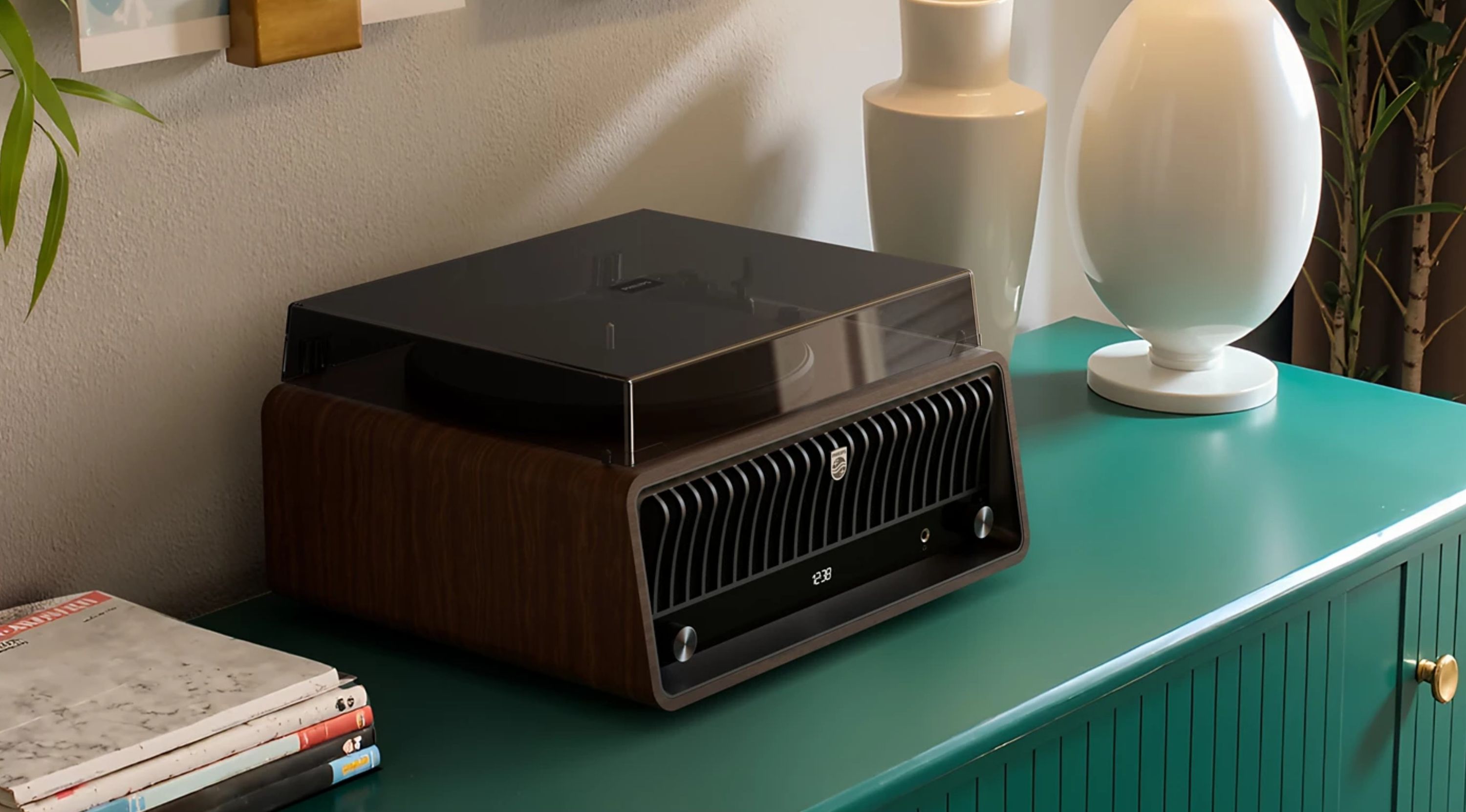 Philips CENTURY Bluetooth Plattenspieler TAV9000D/10 The Tina DAB+ UKW Radio