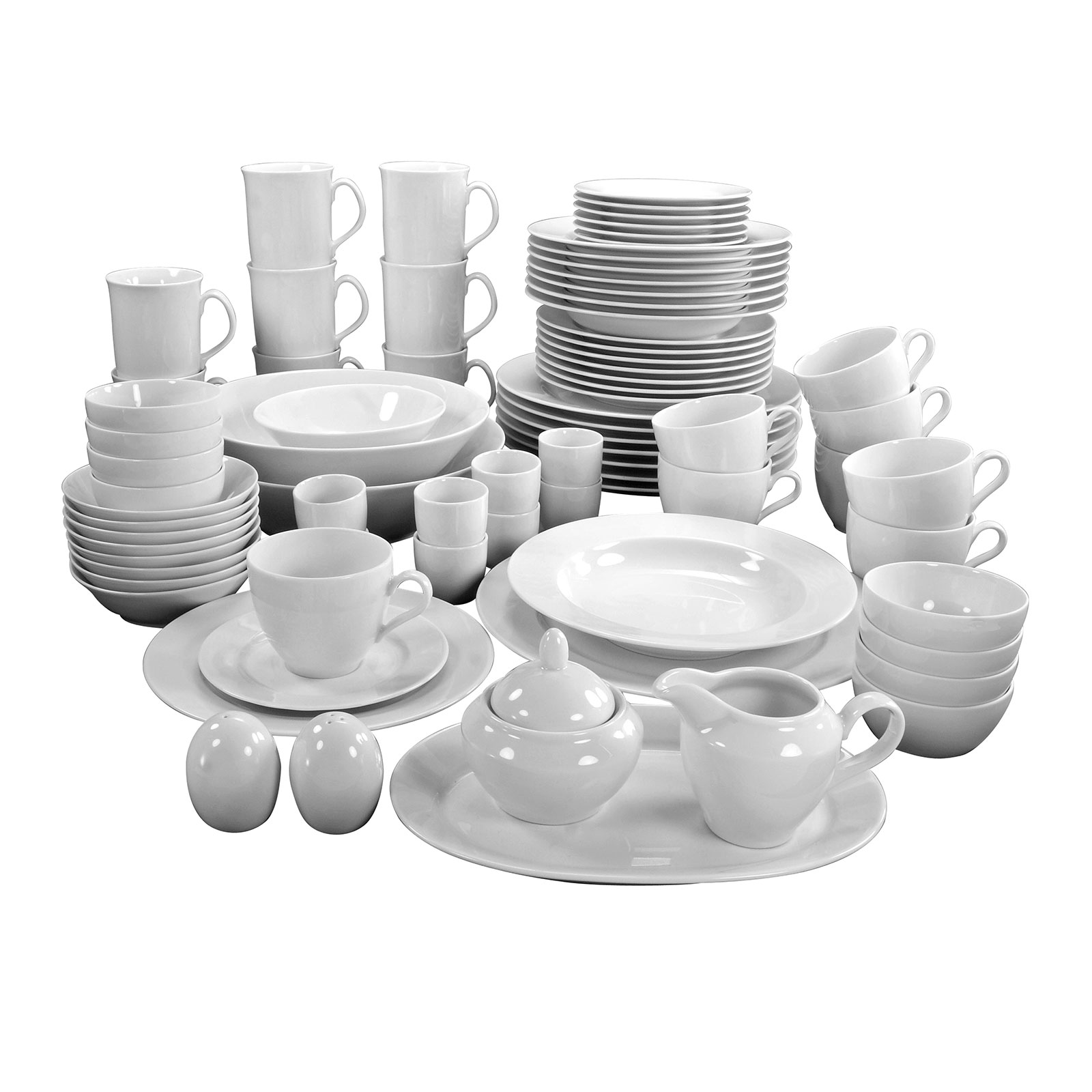 CreaTable, 17045, Serie RITMO, Kombiservice 80 teilig