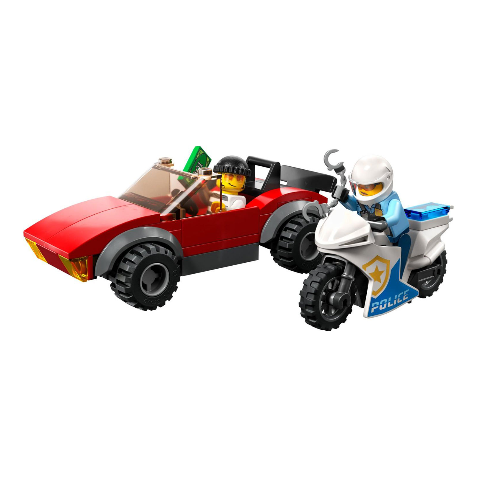 Lego Verfolgungsjagd mit dem Polizeimotorrad Lego-Set (60392)
