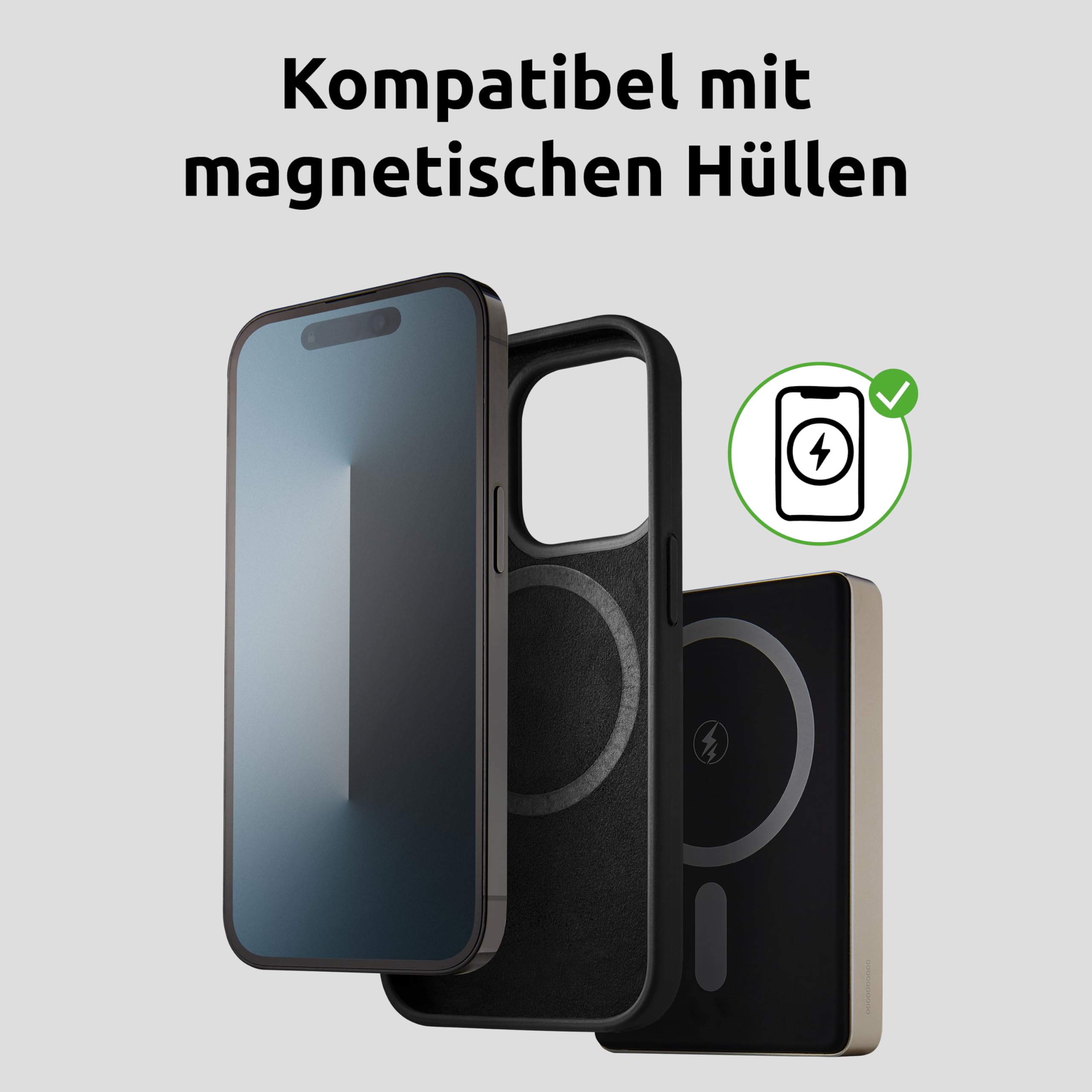 Intenso MW10000 Magnetische Powerbank 10000 mAh – MagSafe kompatibel
