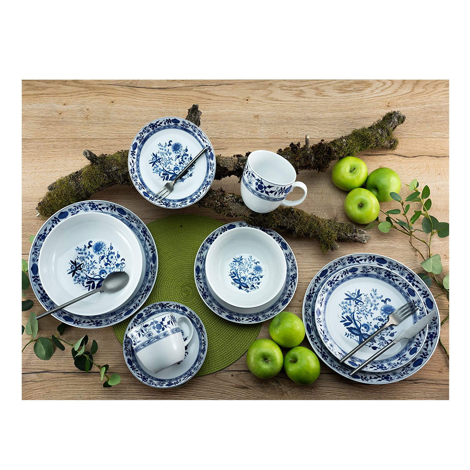 CreaTable Serie AllRound Zwiebelmuster, Kombiservice 10-tlg ( mo ) CreaTable Serie AllRound Zwiebelmuster, Kombiservice 10-tlg ( mo )