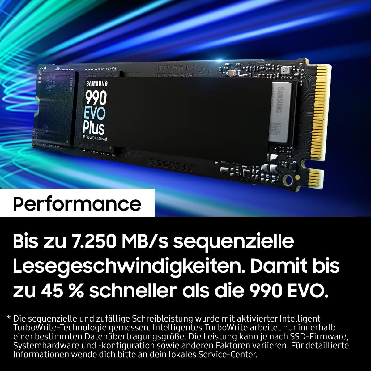 Samsung 990 EVO Plus NVMe M.2 SSD 1 TB