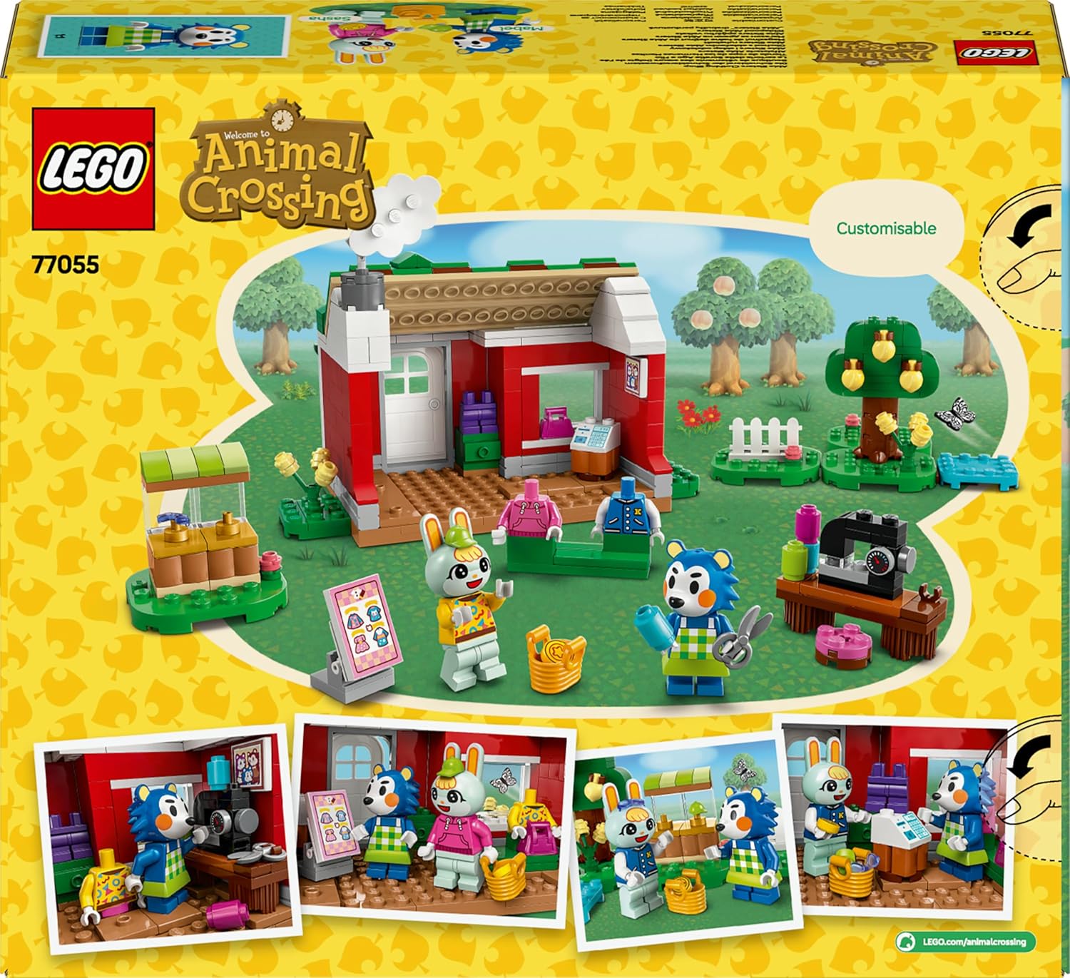 LEGO Animal Crossing Die Schneiderei der Schneiderschwestern 77055