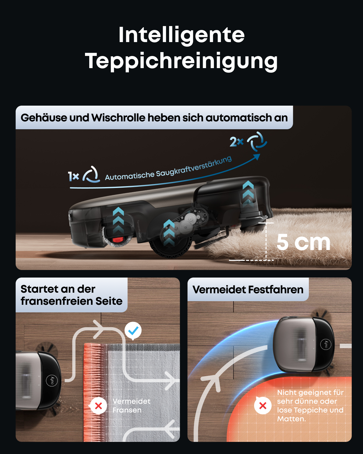 Eufy Robot Vacuum Omni S2 Saugroboter mit Wischfunktion