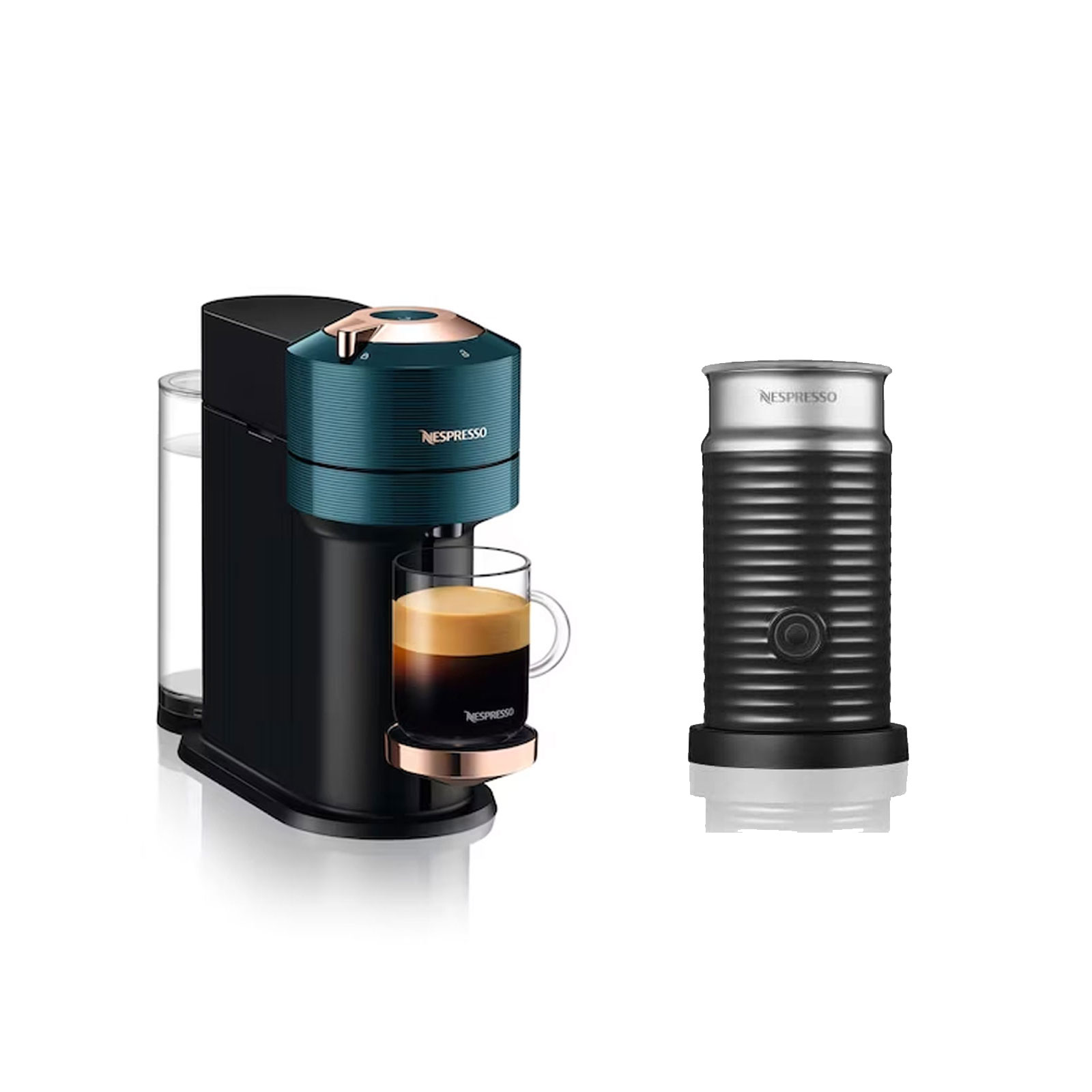 Nespresso Relove Vertuo Next Premium Luxury Teal Kapselmaschine Kaffeemaschine inkl. Aerocchino Nespresso Relove Vertuo Next Premium Luxury Teal Kapselmaschine Kaffeemaschine inkl. Aerocchino
