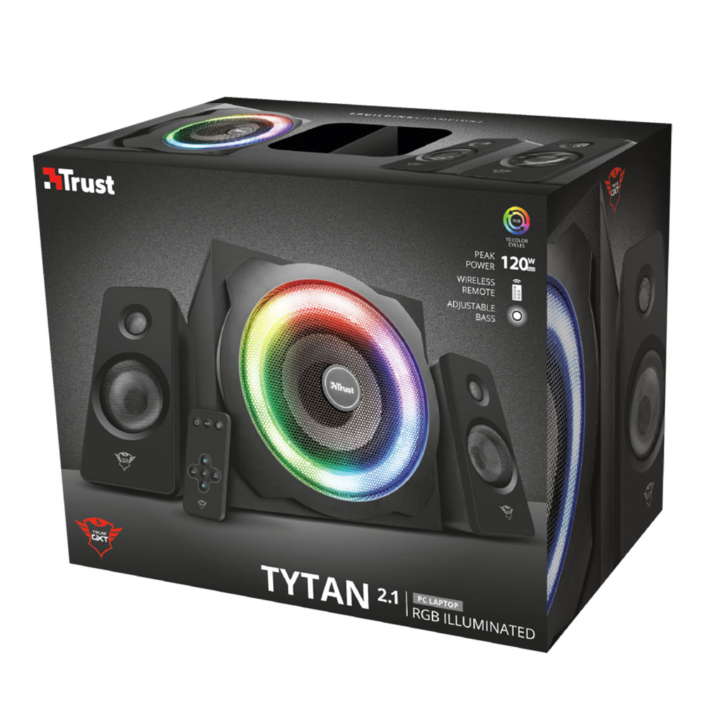 TRUST GXT 629 Tytan 2.1 RGB Speaker Set