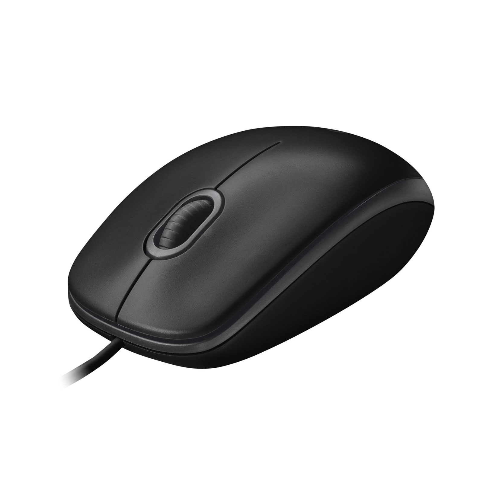 Logitech B100 Optical USB Mouse, schwarz Maus