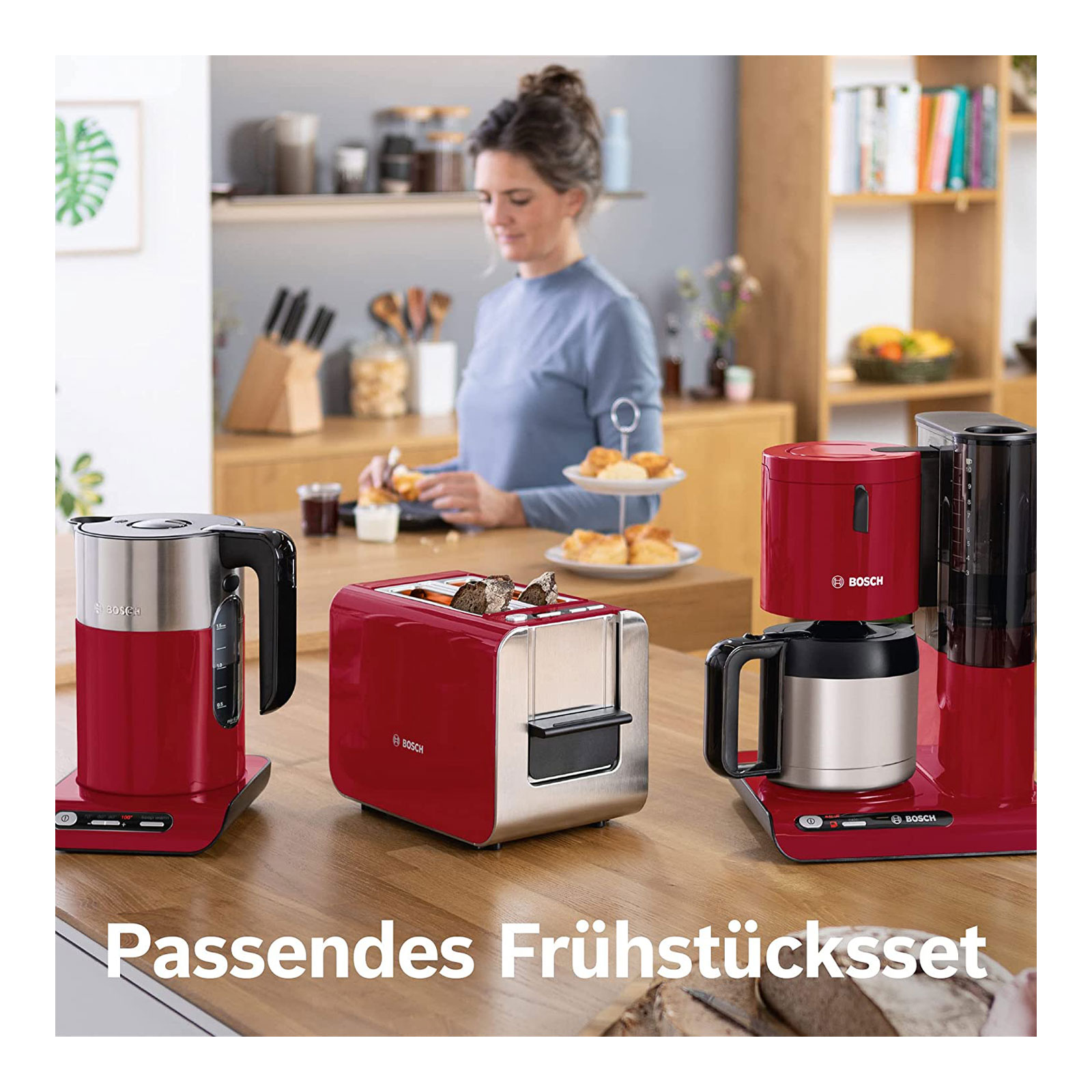 Bosch TAT8614P Kompakt Toaster Styline