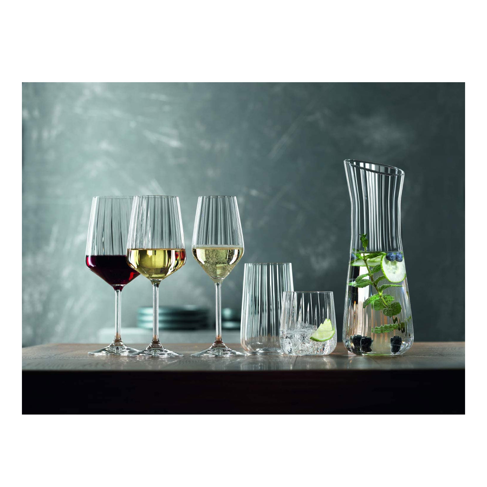 Spiegelau  4-teiliges Champagnerglas-Set, Kristallglas, 310 ml, Spiegelau LifeStyle, 4450177