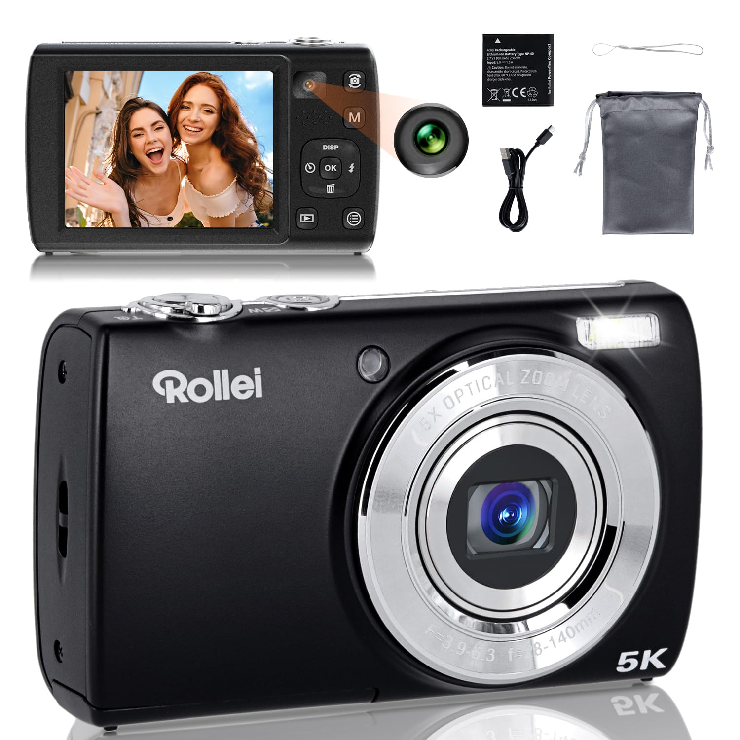 ROLLEI Powerflex Compact Kompaktkamera Digitalkamera