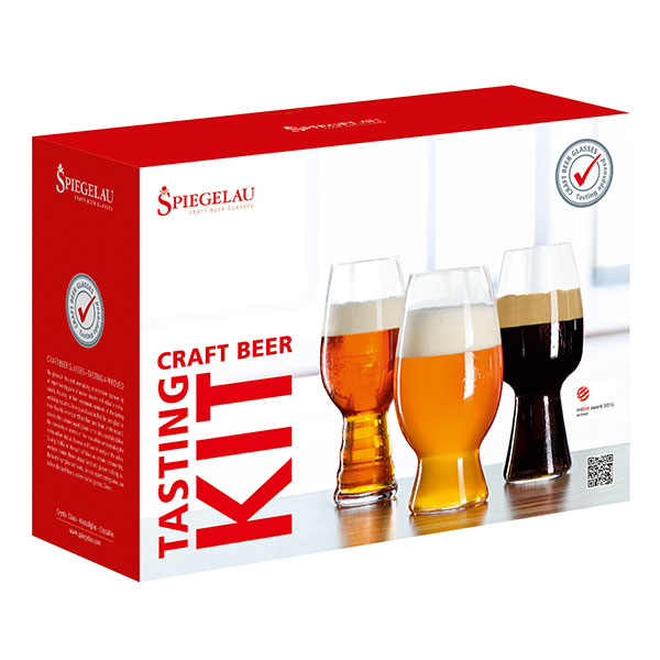 Spiegelau Craft Beer Glasses Tasting Kit S/3