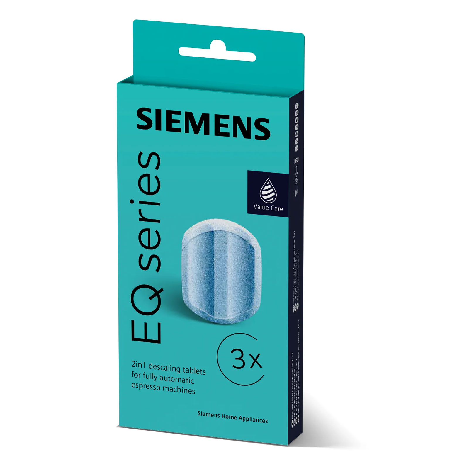 Siemens TF301E19, Kaffeevollautomat schwarz Entkalkungstabletten TZ80002A Siemens TF301E19, Kaffeevollautomat schwarz Entkalkungstabletten TZ80002A