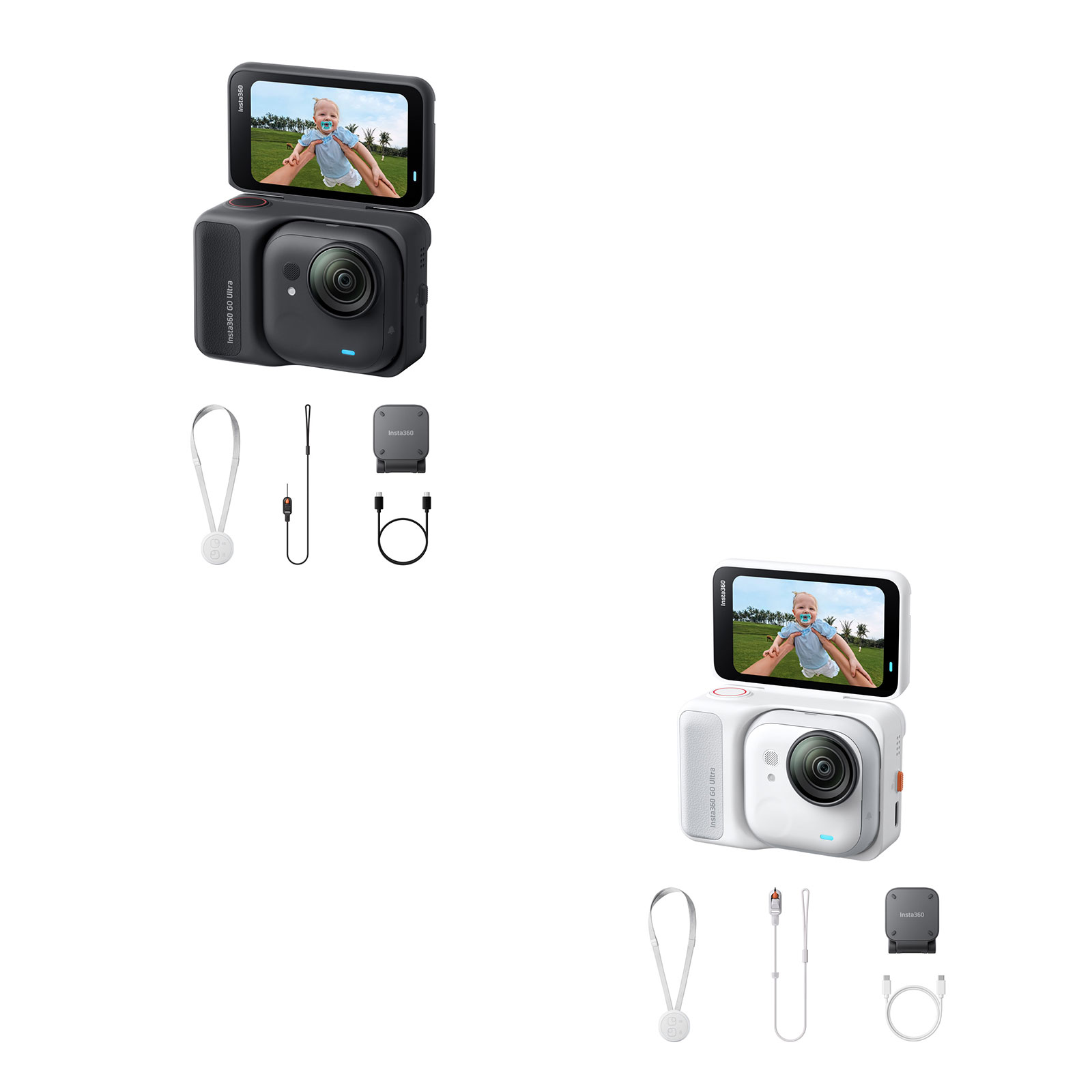 Insta360 GO Ultra Standard Bundle (Midnight Black) Action Kamera