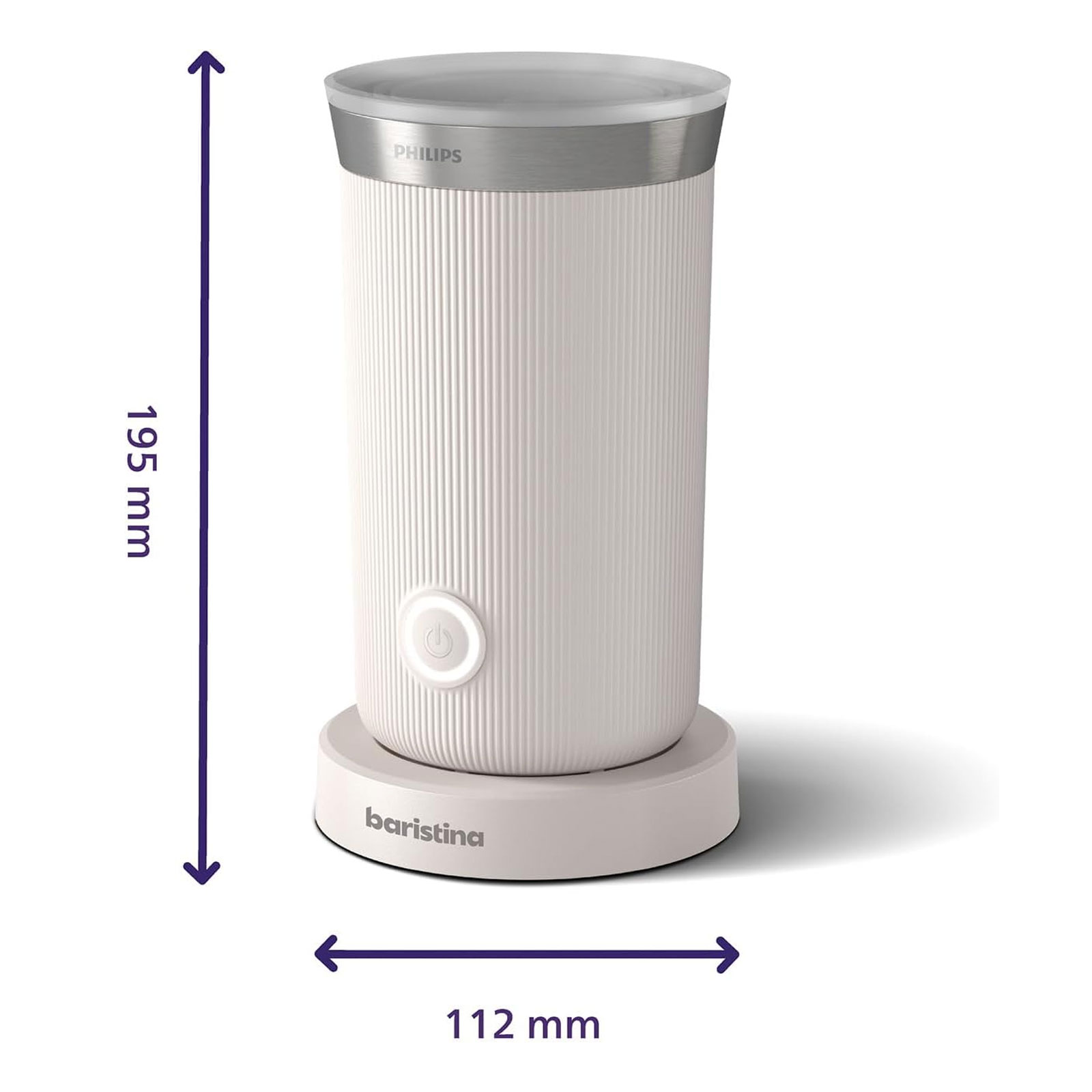 Philips BAR311/00 Milchaufschäumer Naturweiß Philips BAR311/00 Milchaufschäumer Naturweiß