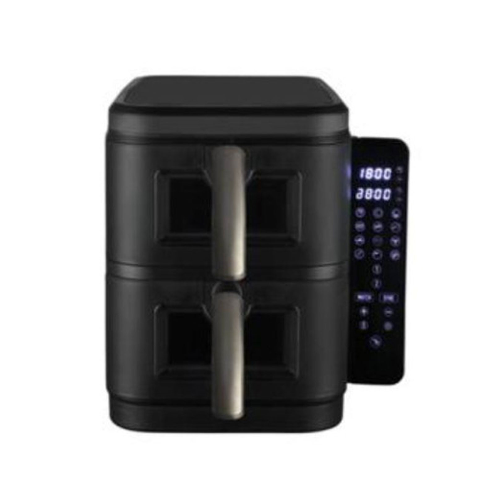 SEVERIN FR 2468 Doppel-Heißluftfritteuse (2x 5,5 l Fassungsvermögen, 2600 Watt, Timer, 9 Programme)