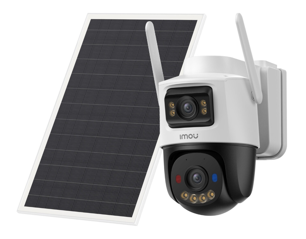 Imou AOV Dual Kit 5+5mp mit Solarpanel aussen Schwarz Weiss