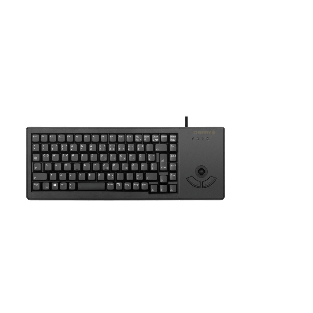 CHERRY G84-5400 XS, Kompakte Tastatur mit Trackball