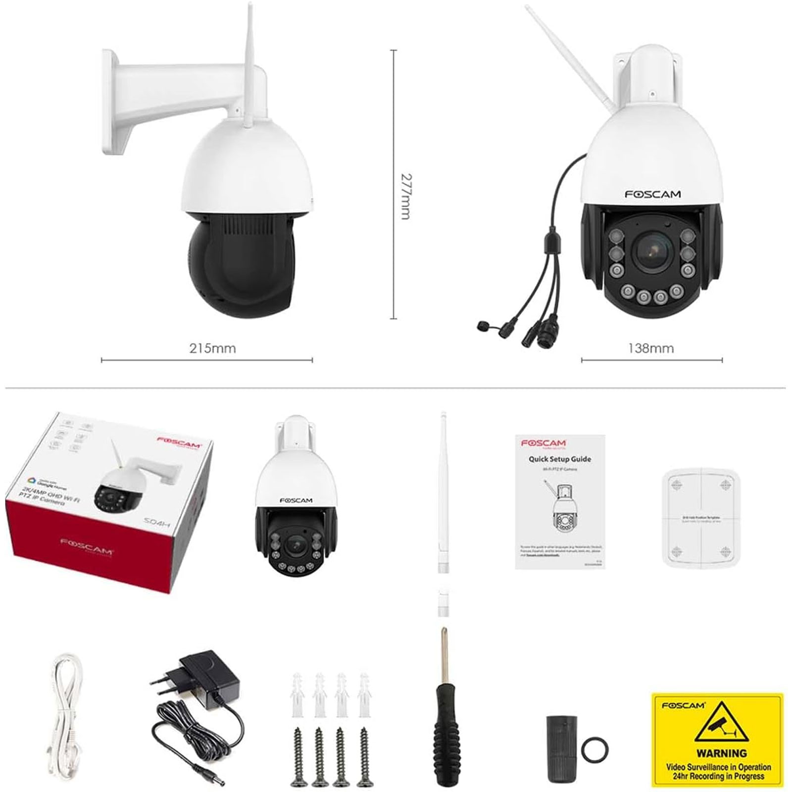 Foscam SD4H Überwachungskamera