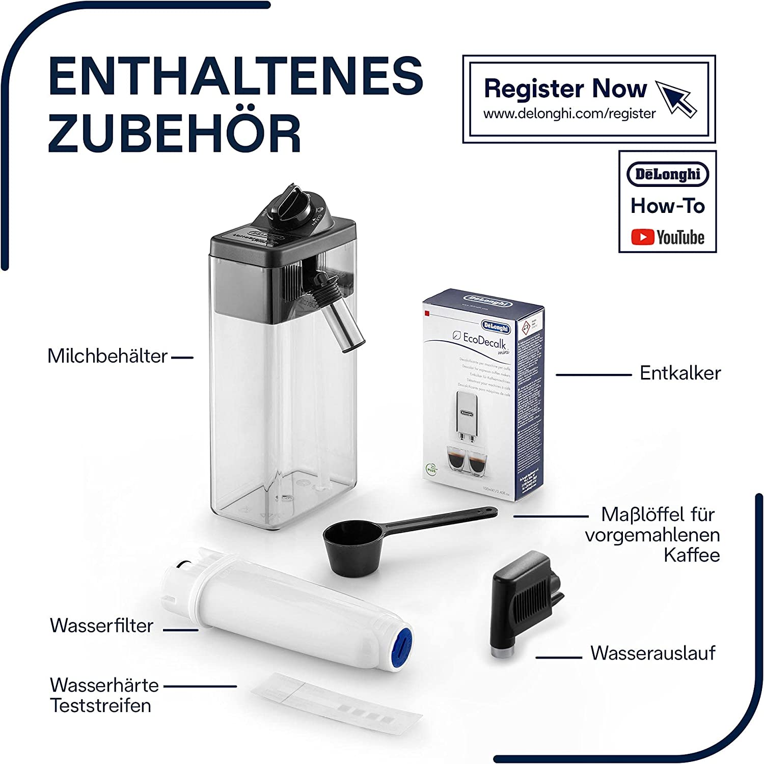 DeLonghi ECAM 23.466.S Kaffeevollautomat mit LatteCrema Milchsystem silber