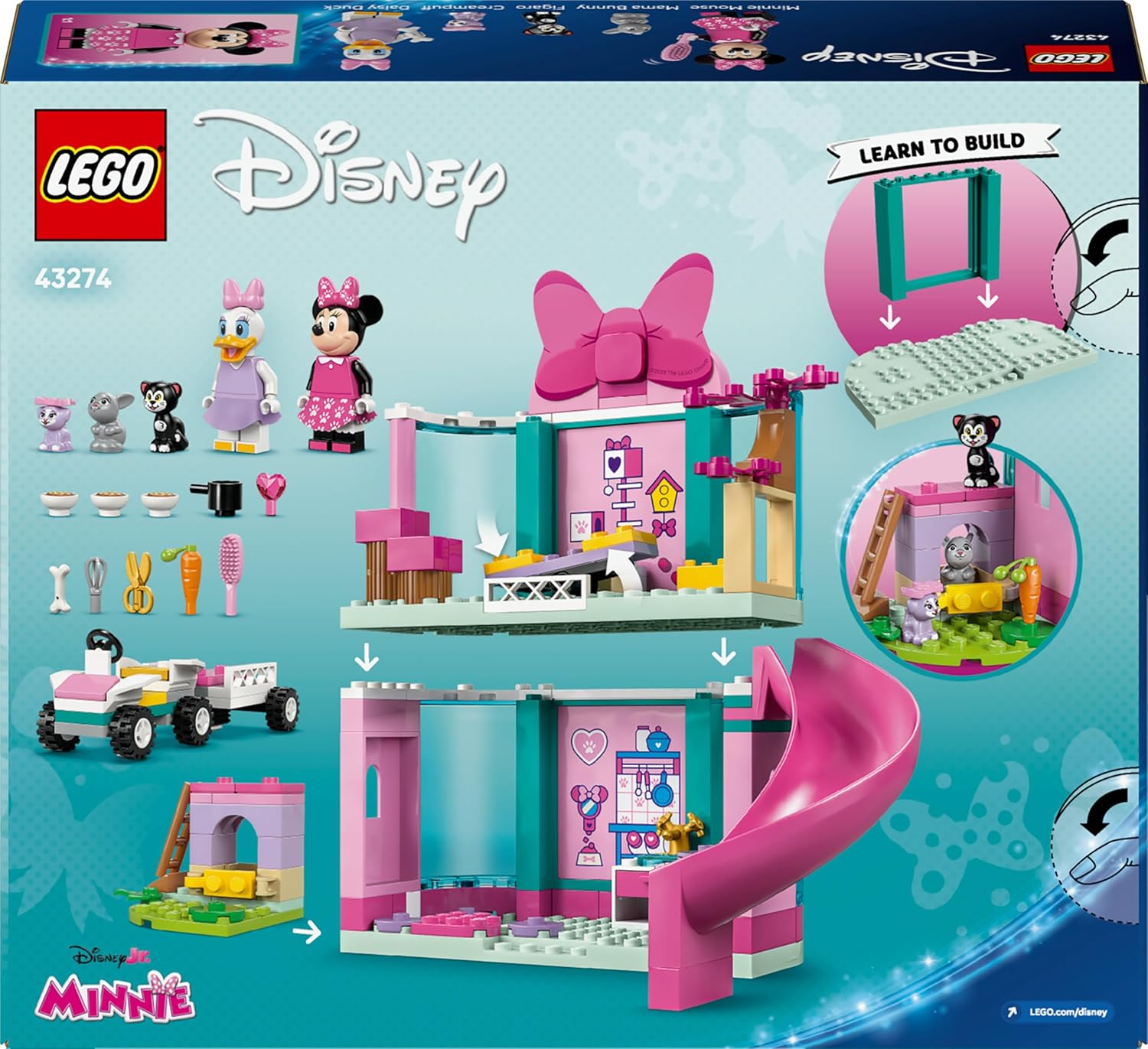 LEGO ǀ Disney Minnies Tierhotel – Spielset zu Micky Maus Wunderhaus 43274