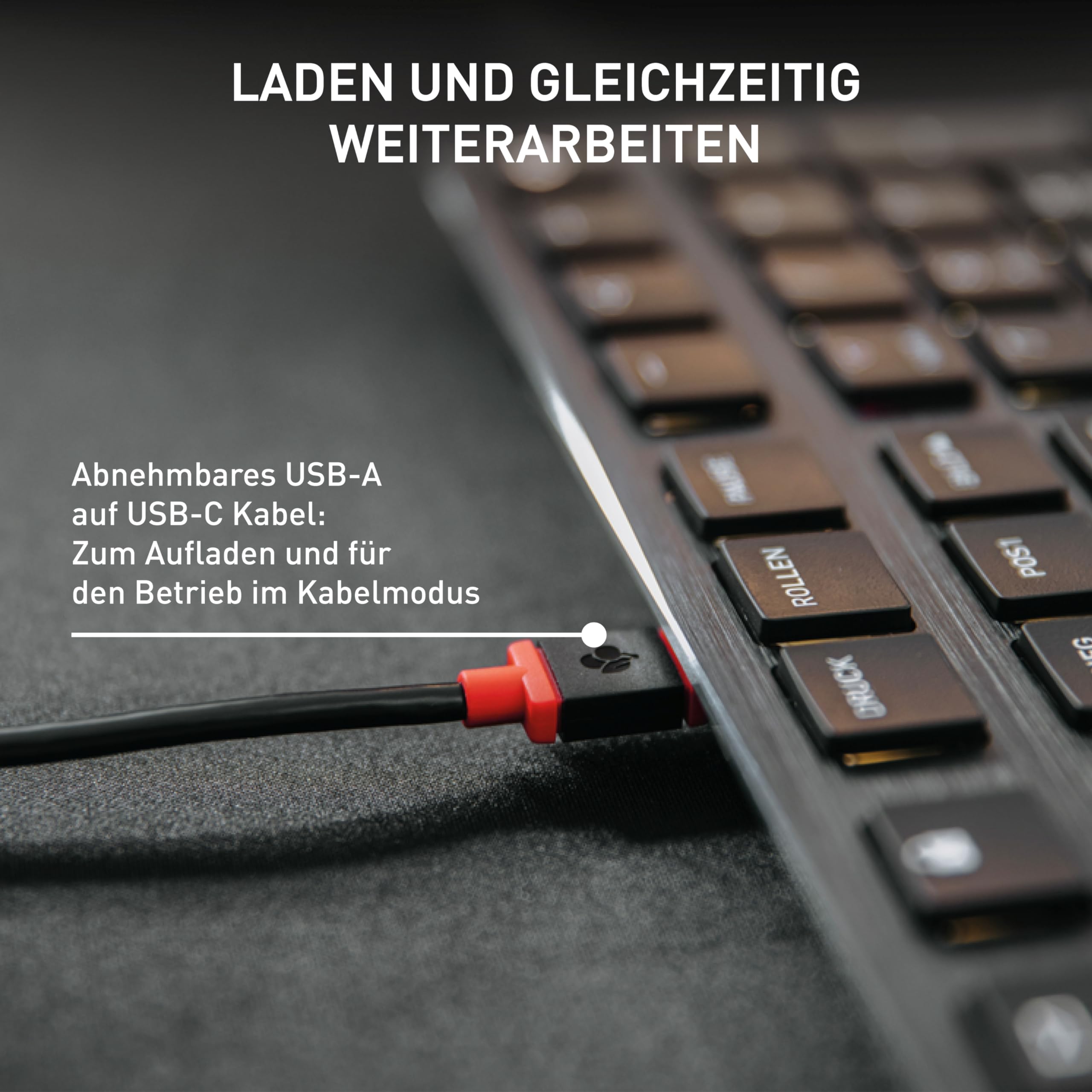 CHERRY KW X ULP, Ultra Flache Mechanische High-End-Tastatur, Deutsches Layout