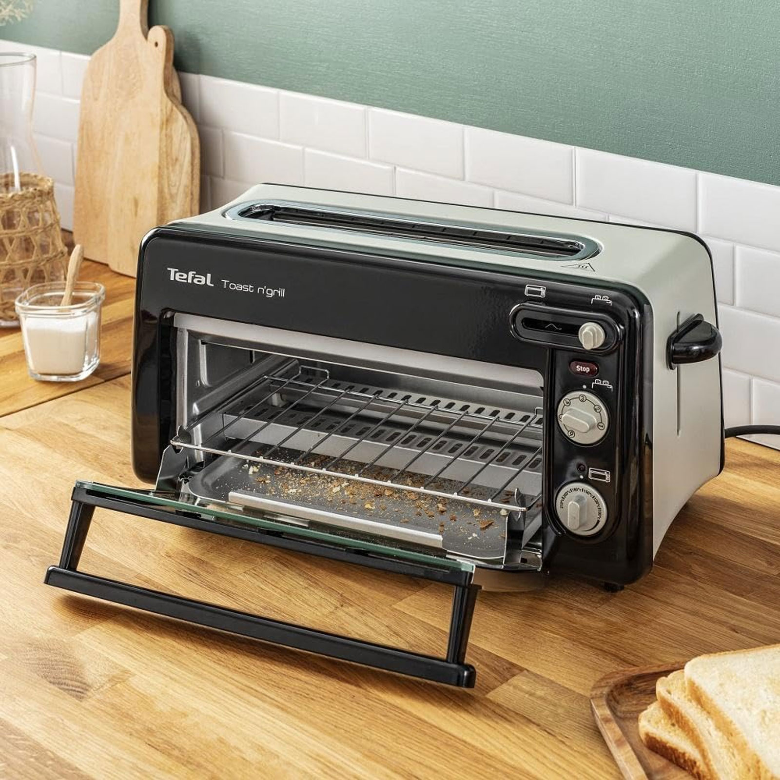 Tefal TL 6008 Toaster und Mini Ofen, Elektronische Bräunungsgradkontrolle
