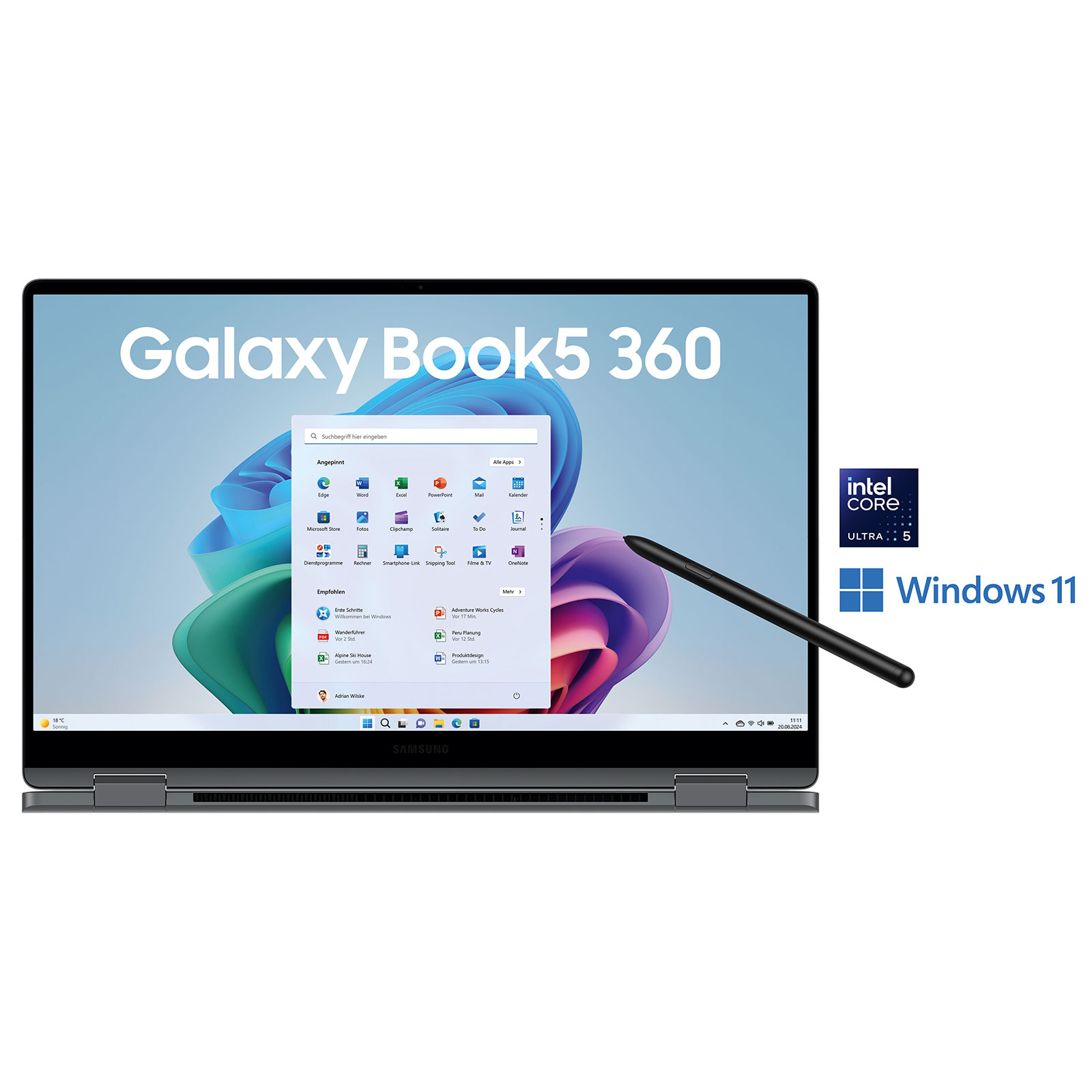 Samsung Galaxy Book5 360, Copilot+ PC, 15,6 Zoll