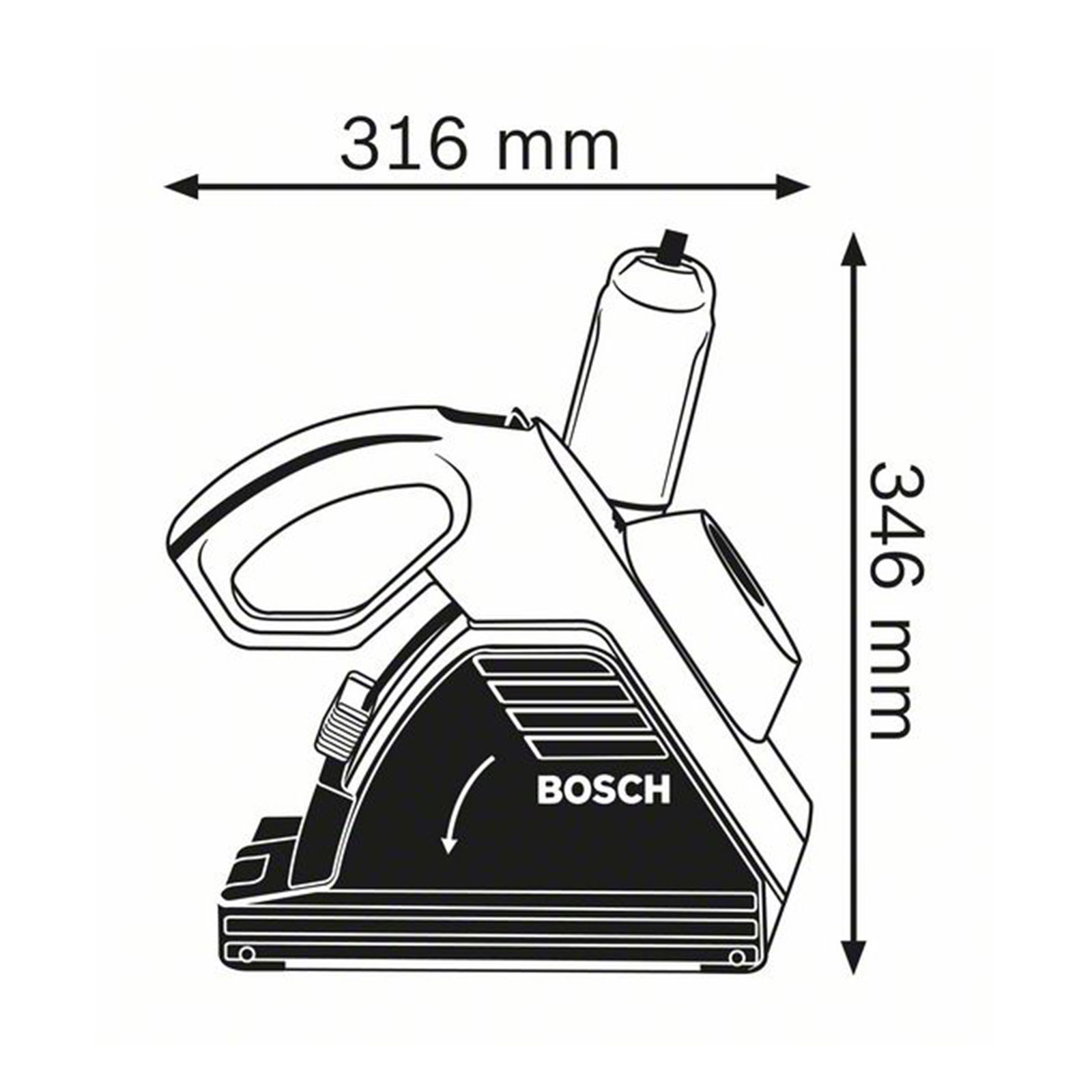 Bosch Professional GNF 35 CA (CC) Elektrische Mauernutfraese