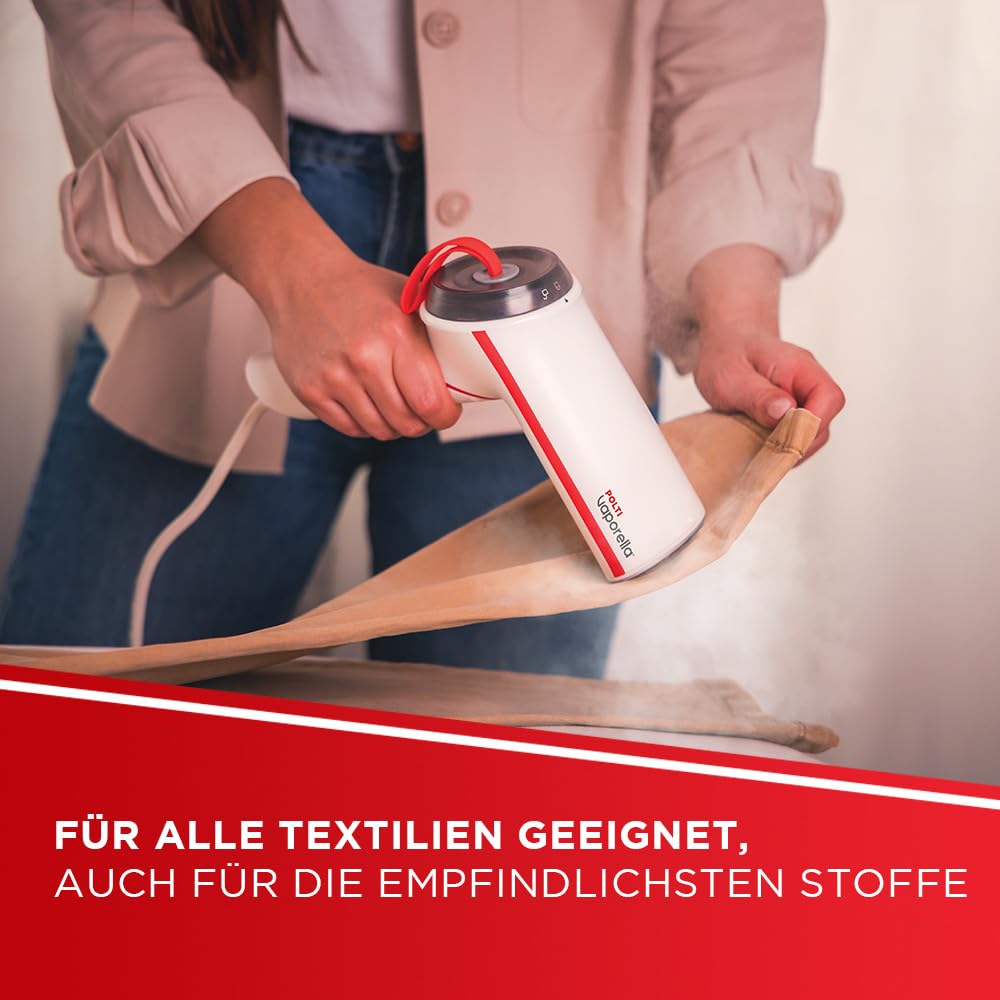 Polti Vaporella Vertical Styler GSM50R, tragbares vertikales Dampfbügeleisen