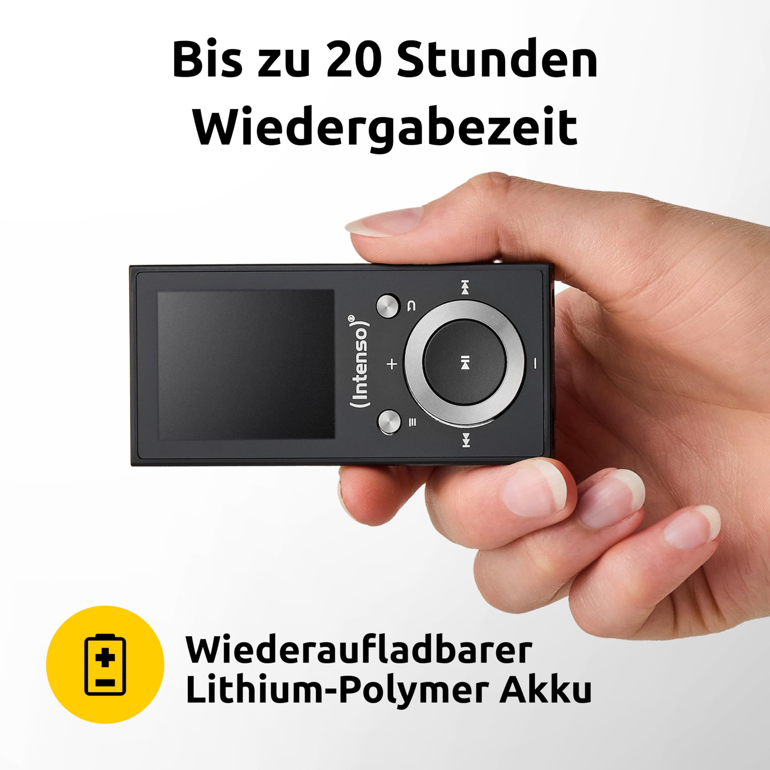 Intenso Video Scooter BT MP3 Player mit Bluetooth 5.0, 1,8 Zoll Farbdisplay