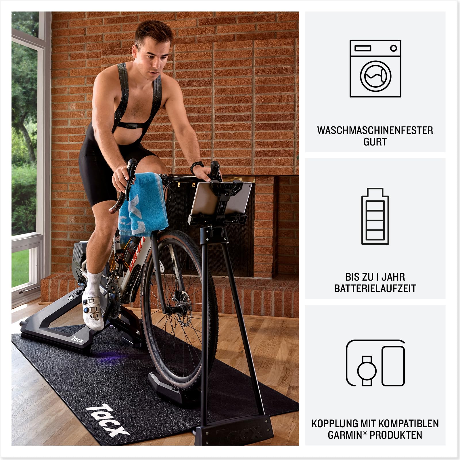 Garmin HRM 200 - Herzfrequenz-Brustgurt