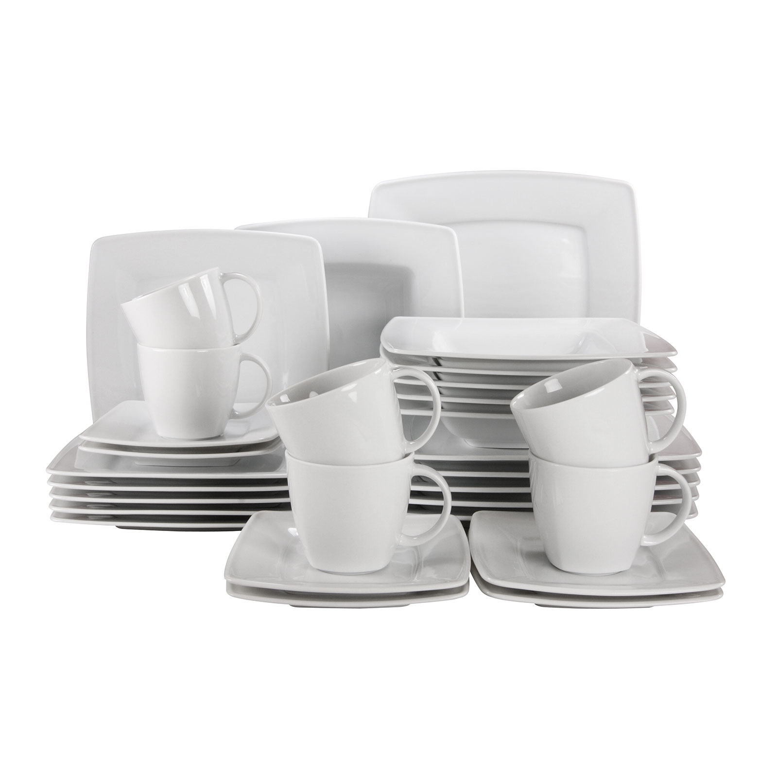 CreaTable, 12209, Serie Victoria weiss, Kombiservice 30-tlg