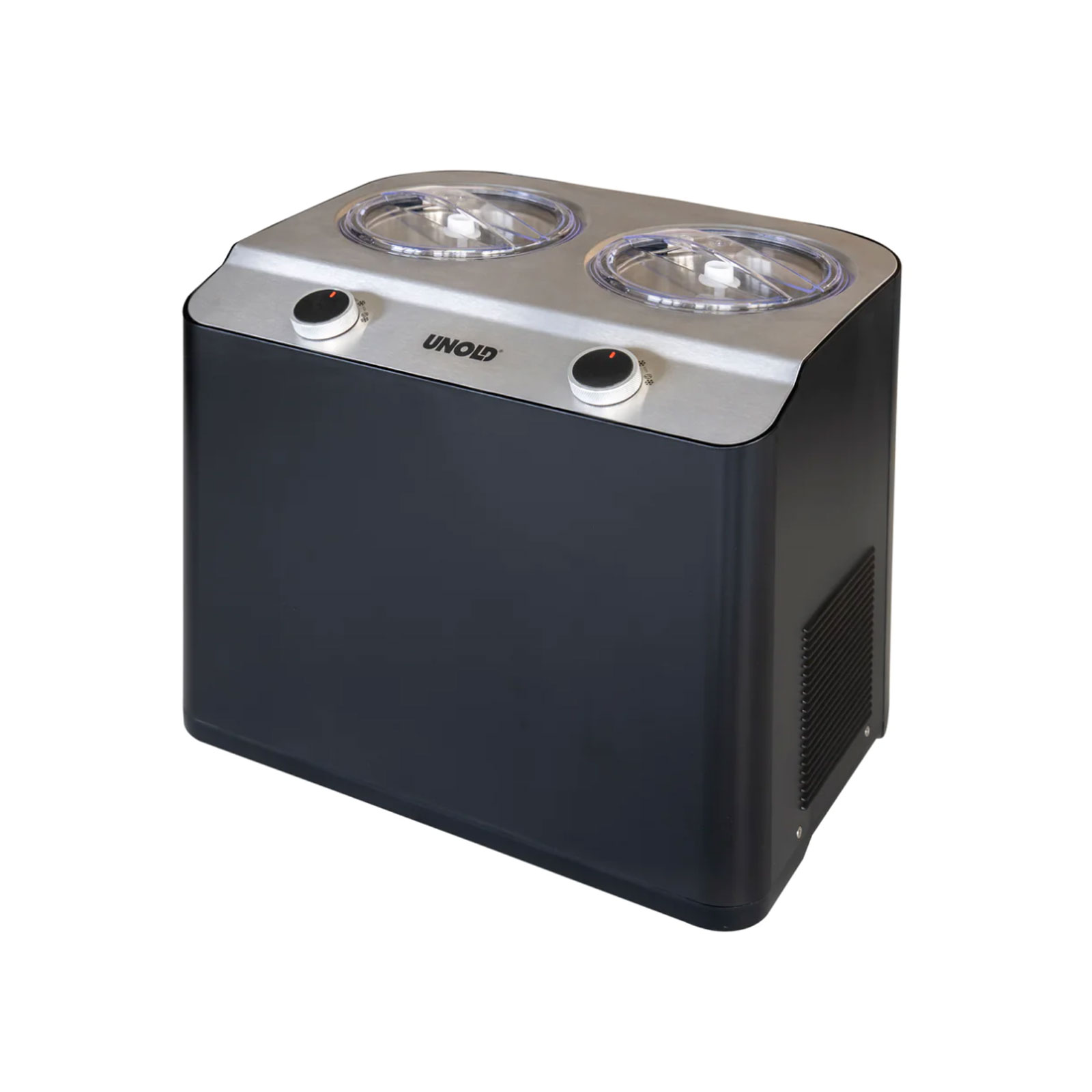 UNOLD Eismaschine 48835 Doppio Nero Doppel-Eismaschine
