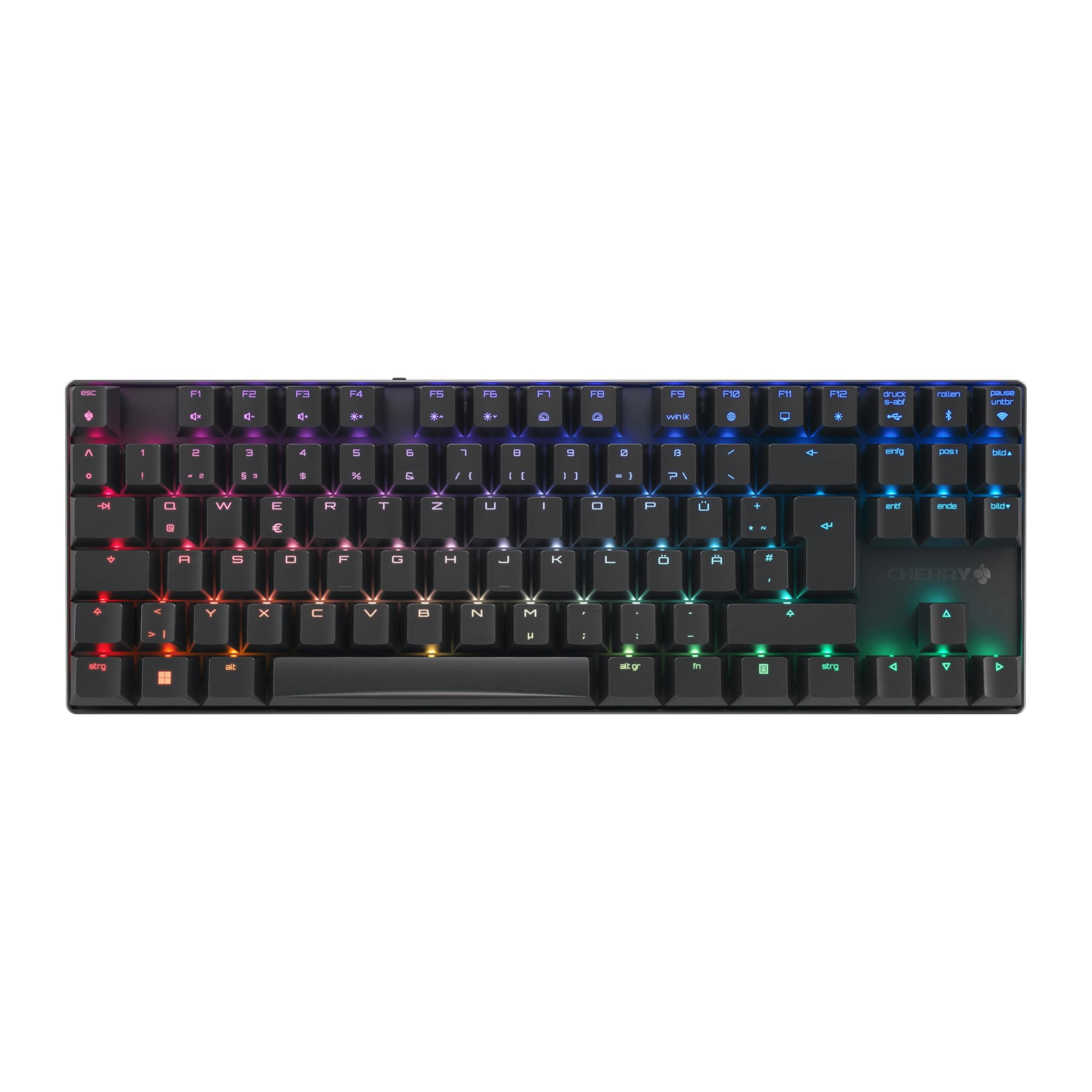 CHERRY MX 8.2 TKL Wireless, Kabellose Gaming-Tastatur ohne Nummernblock