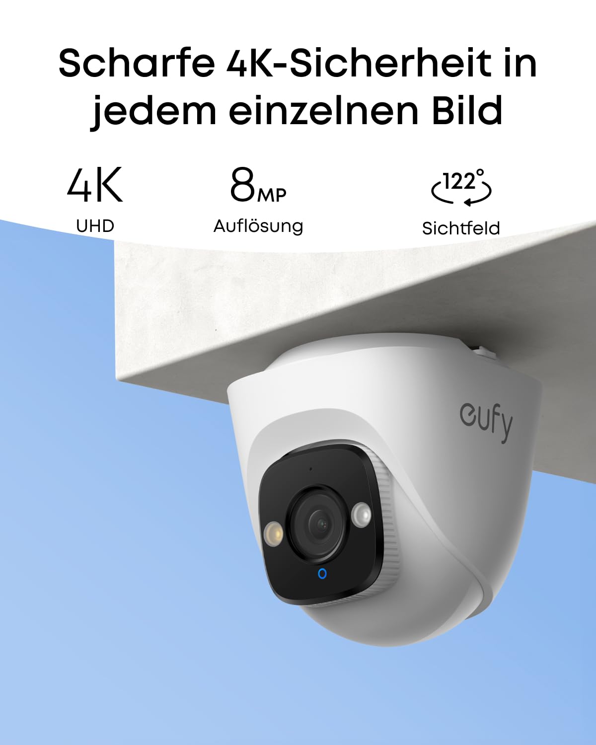 eufy PoE NVR Security System E41, 4× 4K Turret Cameras