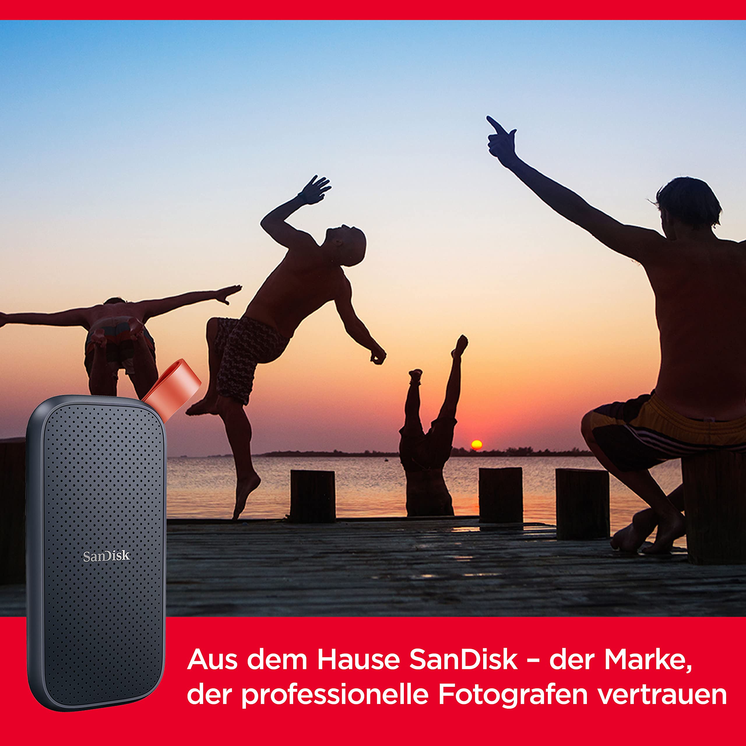 SANDISK Portable SSD 1 TB Externe SSD-Festplatte