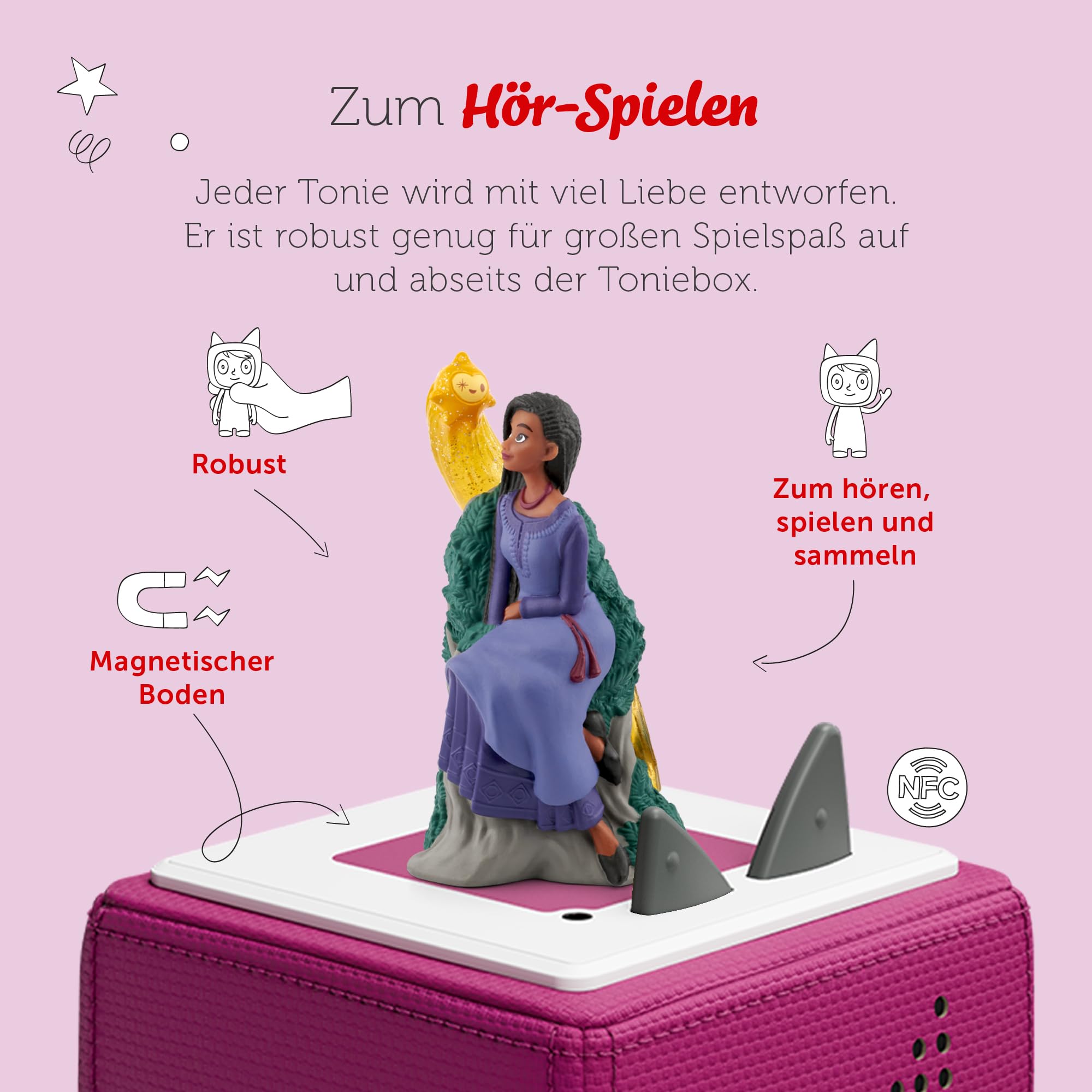 tonies Hörfiguren für Toniebox, Disney Wish, Original-Hörspiel zum Film