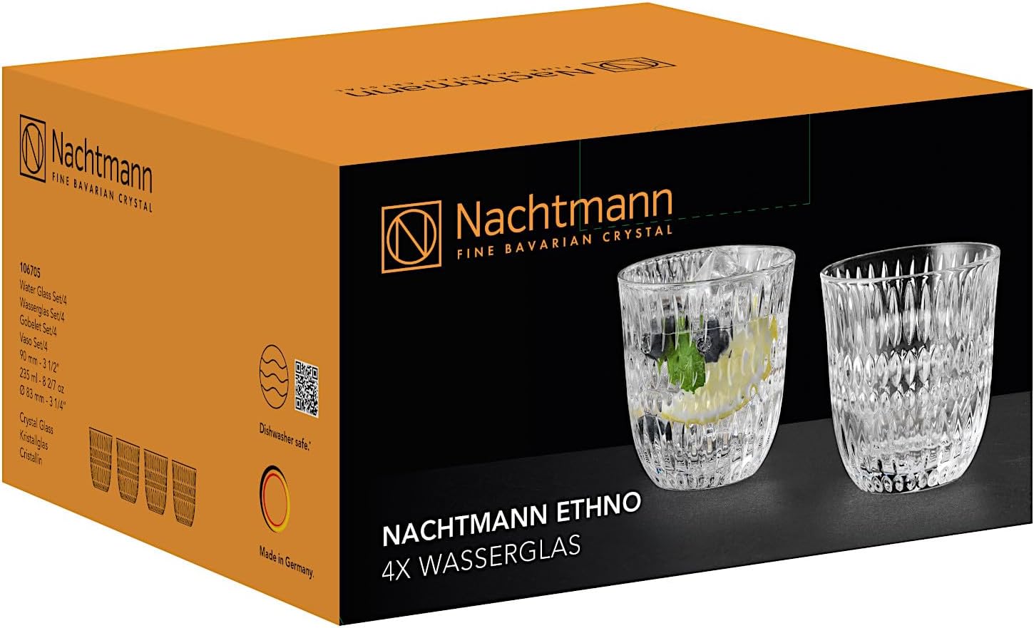 Nachtmann Wasserglas Set 4 Ethno
