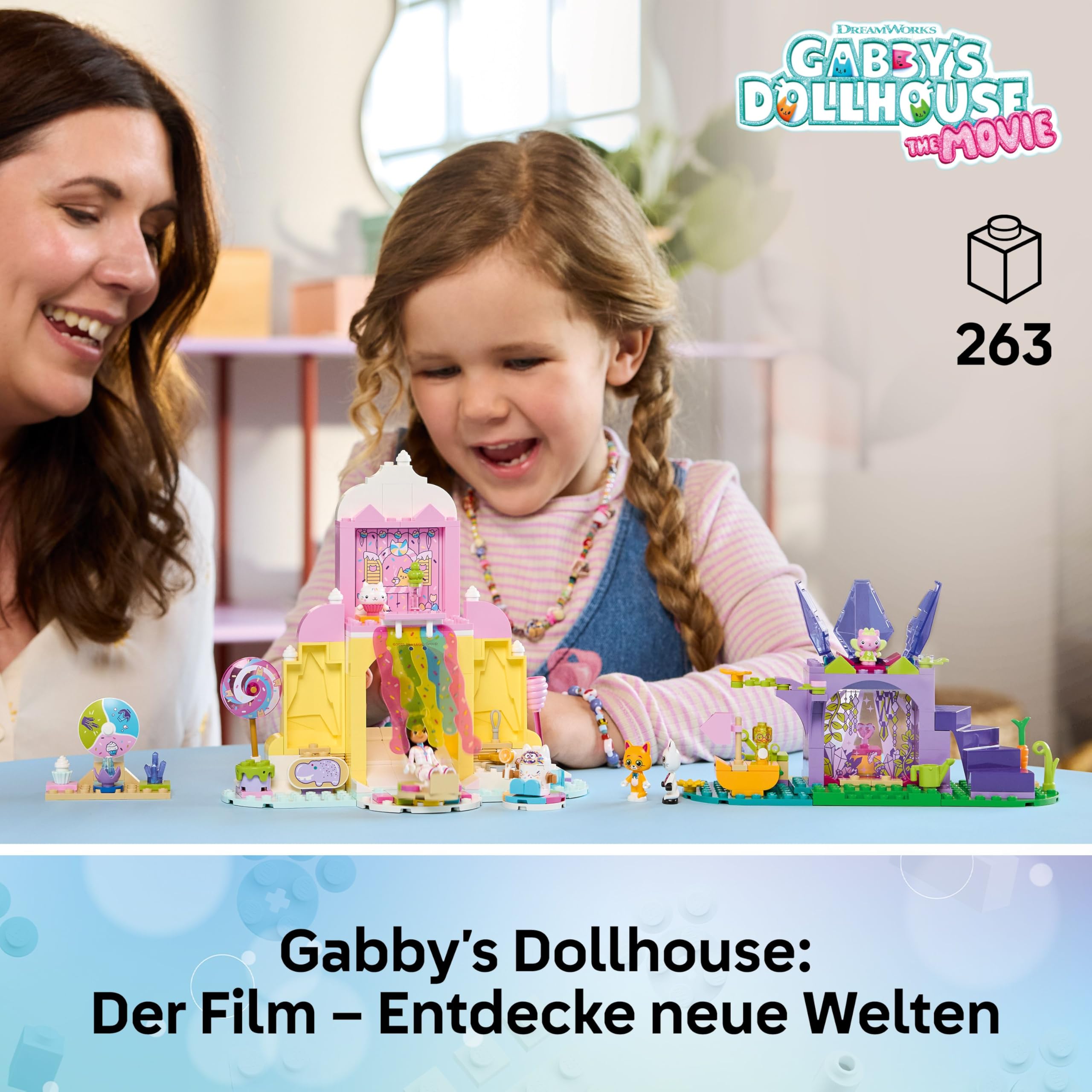 LEGO Gabbys Puppenhaus Zuckerguss-Gebirge und Kätzchen-Garten (11205)
