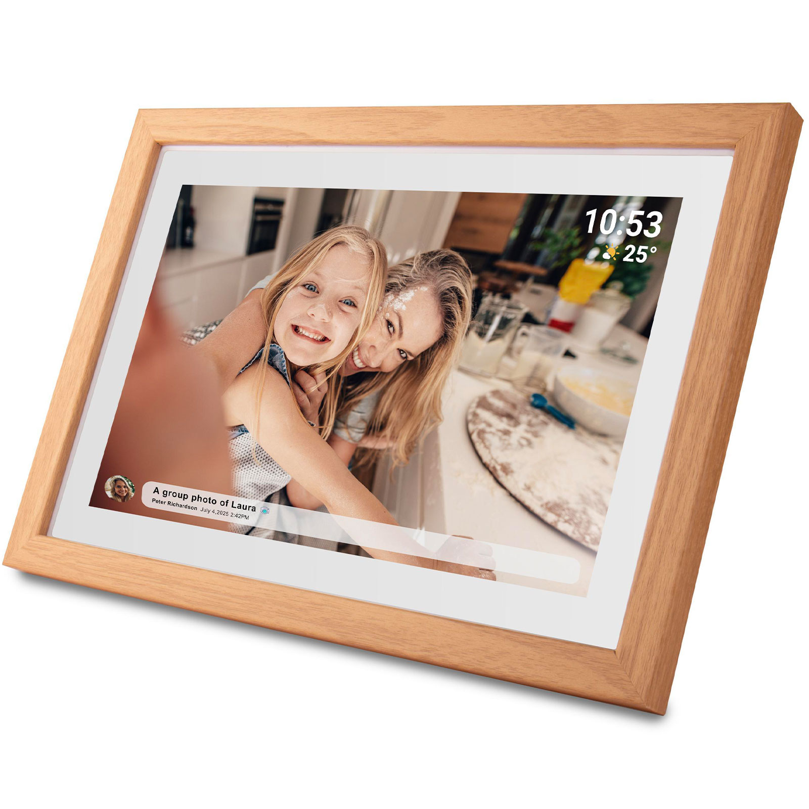 DENVER PFF-1040LW WiFi Frameo Digitaler Bilderrahmen (10,1")