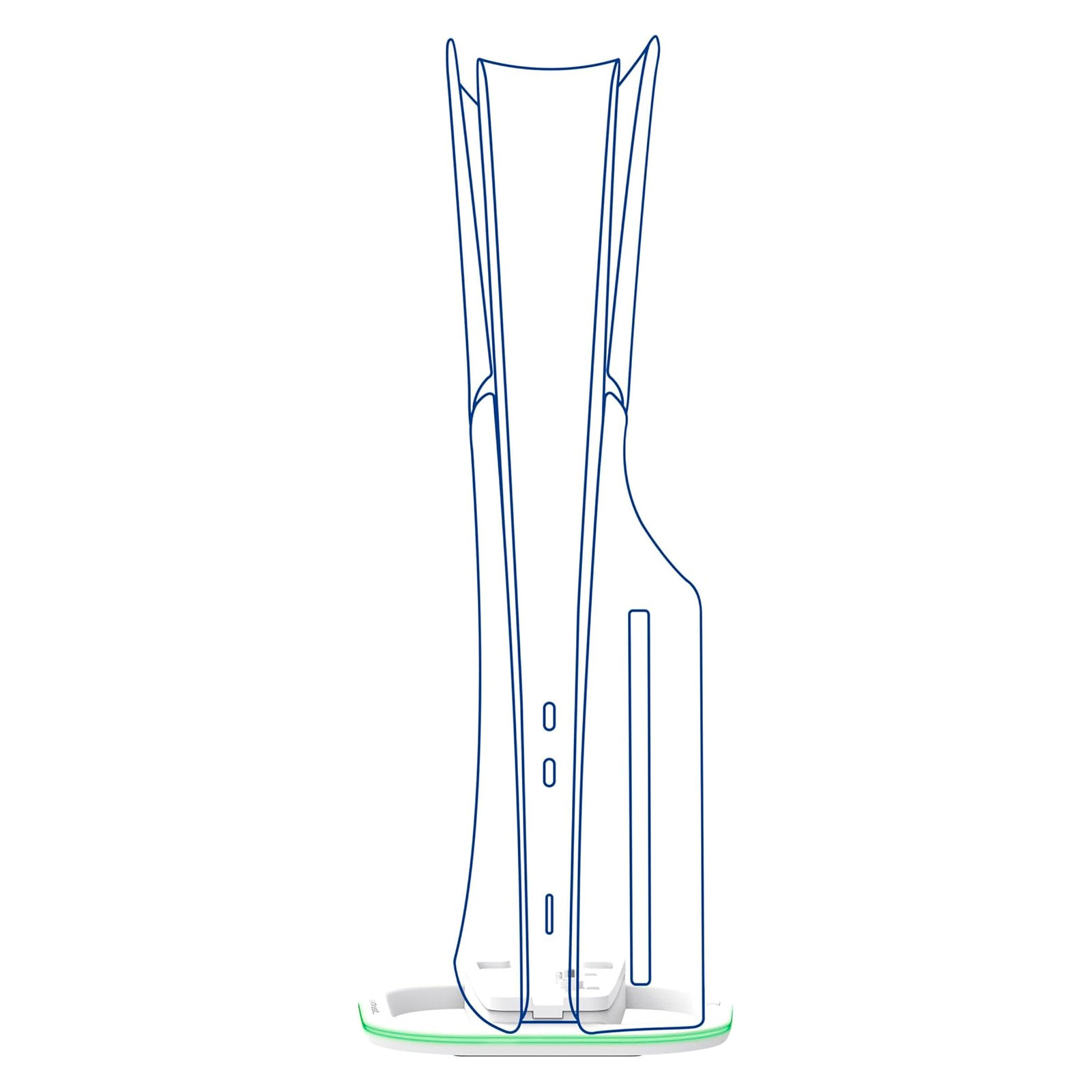 Trust GXT 229 Vertikaler LED-Ständer für PS5, Weiß, Standardlieferumfang des Herstellers, Bedienungsanleitung