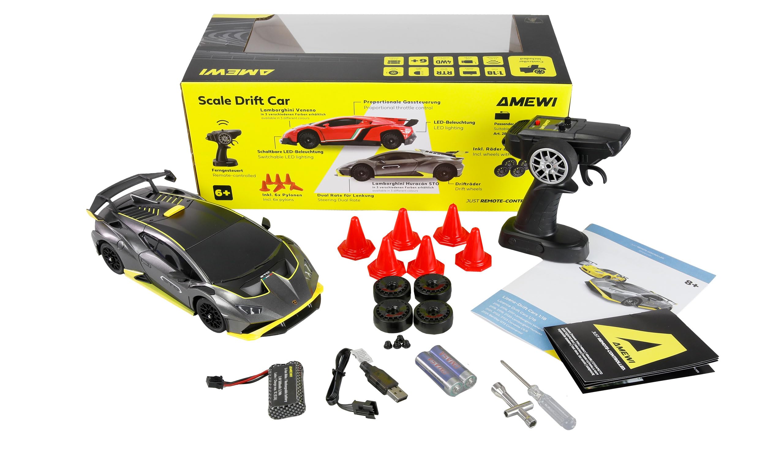 Amewi Lamborghini Huracan STO Drift Car 1:18 RTR