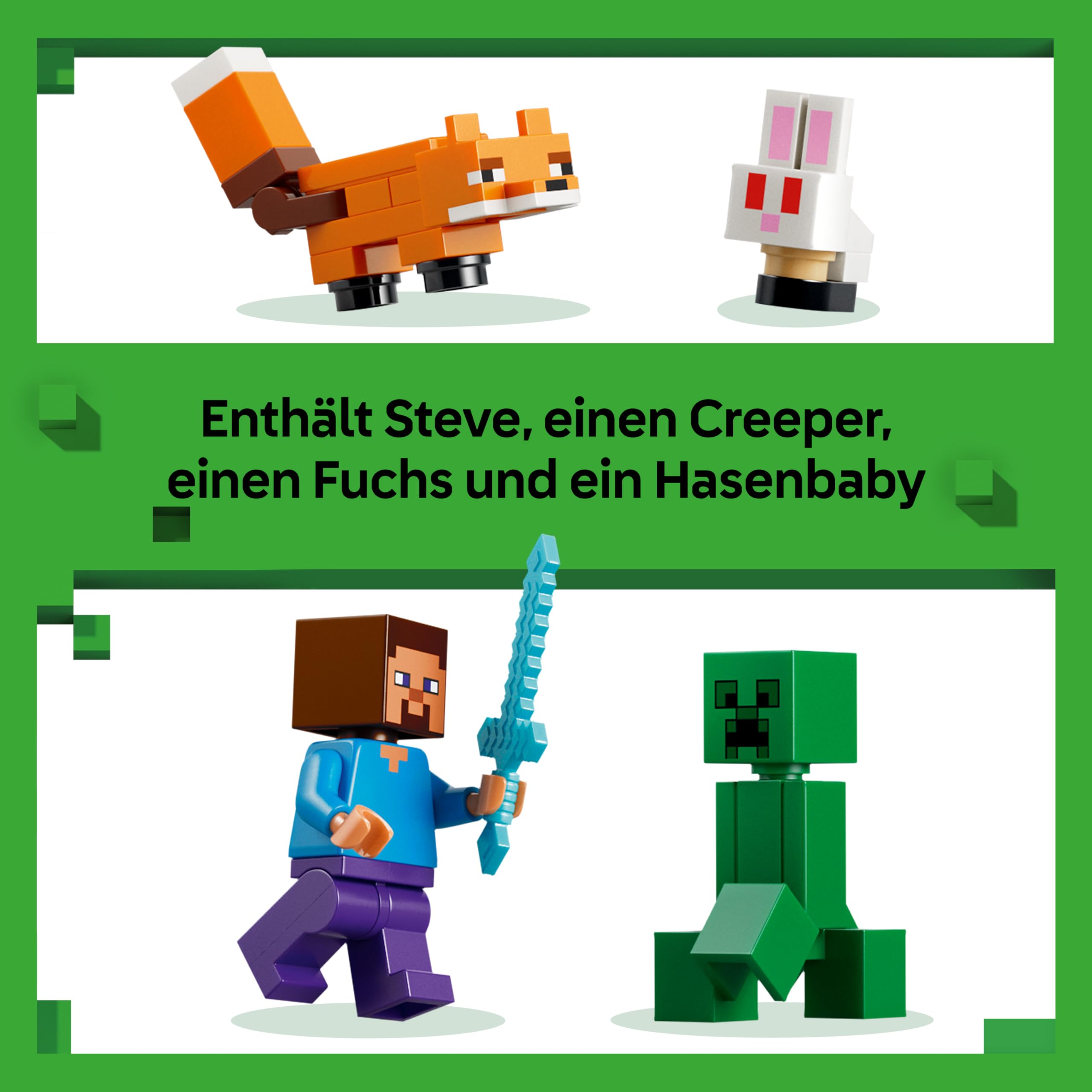 LEGO Minecraft Steves Abenteuer in der Taiga, 21583