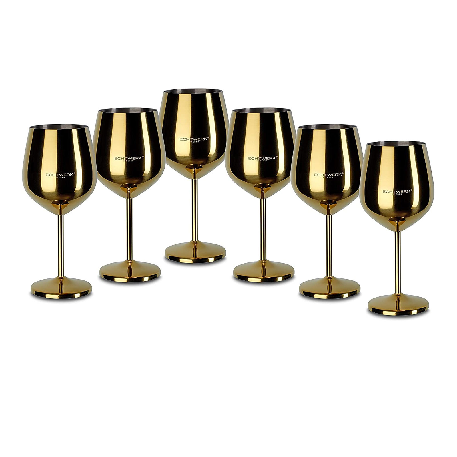 Echtwerk Weinkelche aus Edelstahl 6tlg Edition